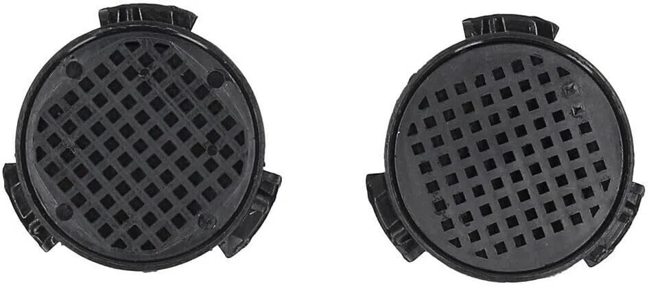 FRESH AIR 9096342-10806820 - Juego de 2 filtros de carbón activado redondos de 45 mm de diámetro, para frigorífico, congelador y gabinete con aire acondicionado