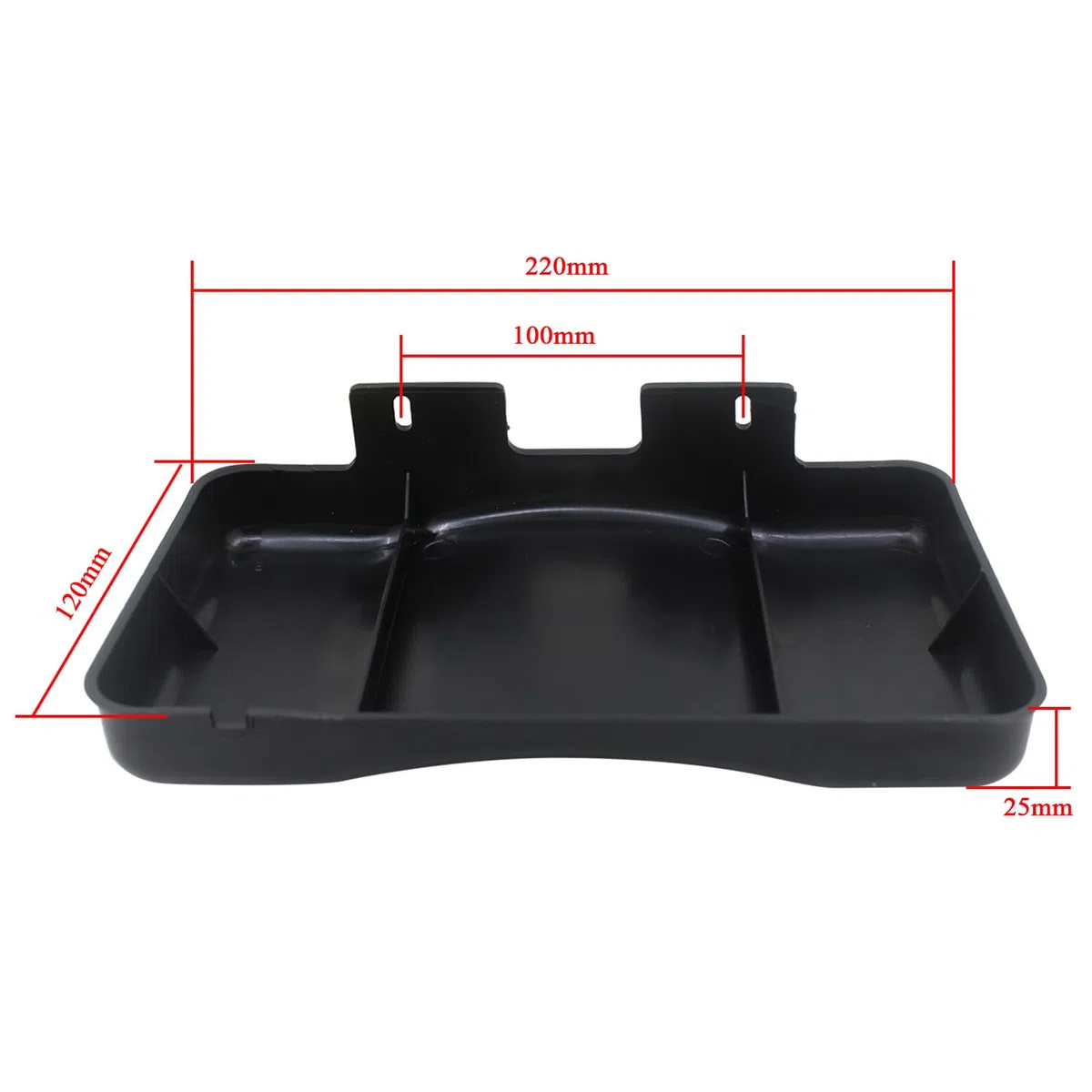 Bandeja de drenaje para compresor de refrigerador y congelador bandeja evaporadora de plástico nevera bandeja desagüe repuesto evaporación compresor condensados goteo desague agua (220 x 120 x 25 mm)