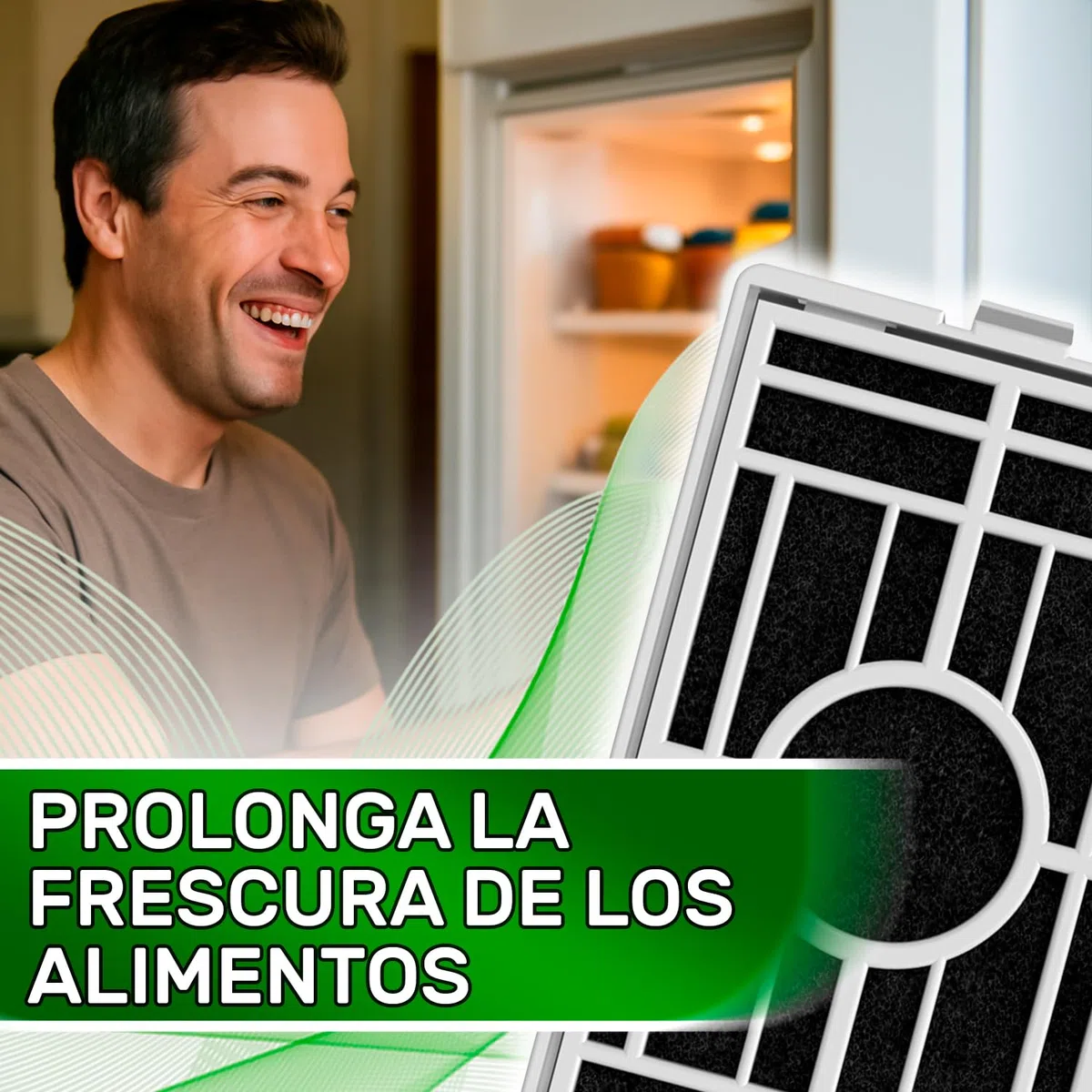 Filtro Antibacteriano para Frigorífico con Código Original C00345845 C00464529 C00464530 481248048163 481248048173 para Indesit para Whirlpool - MADE IN ITALY - Garantía de 5 Años - ONIX TECH
