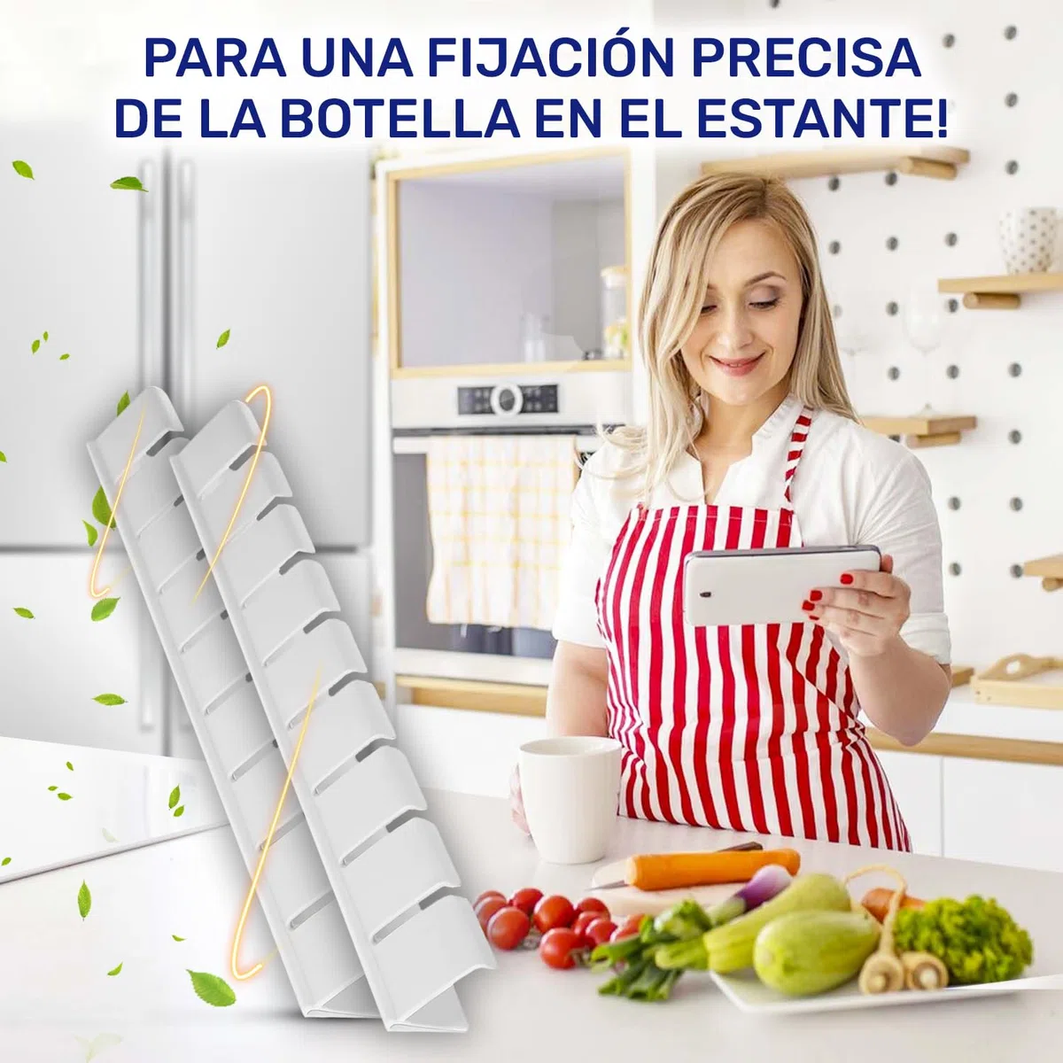 2 Piezas Portabotellas para Estante Botellero Frigorifico 310x35x40 mm con Código Original 00791396 791396 00655264 00654512 para Bosch para Siemens - MONTERAL