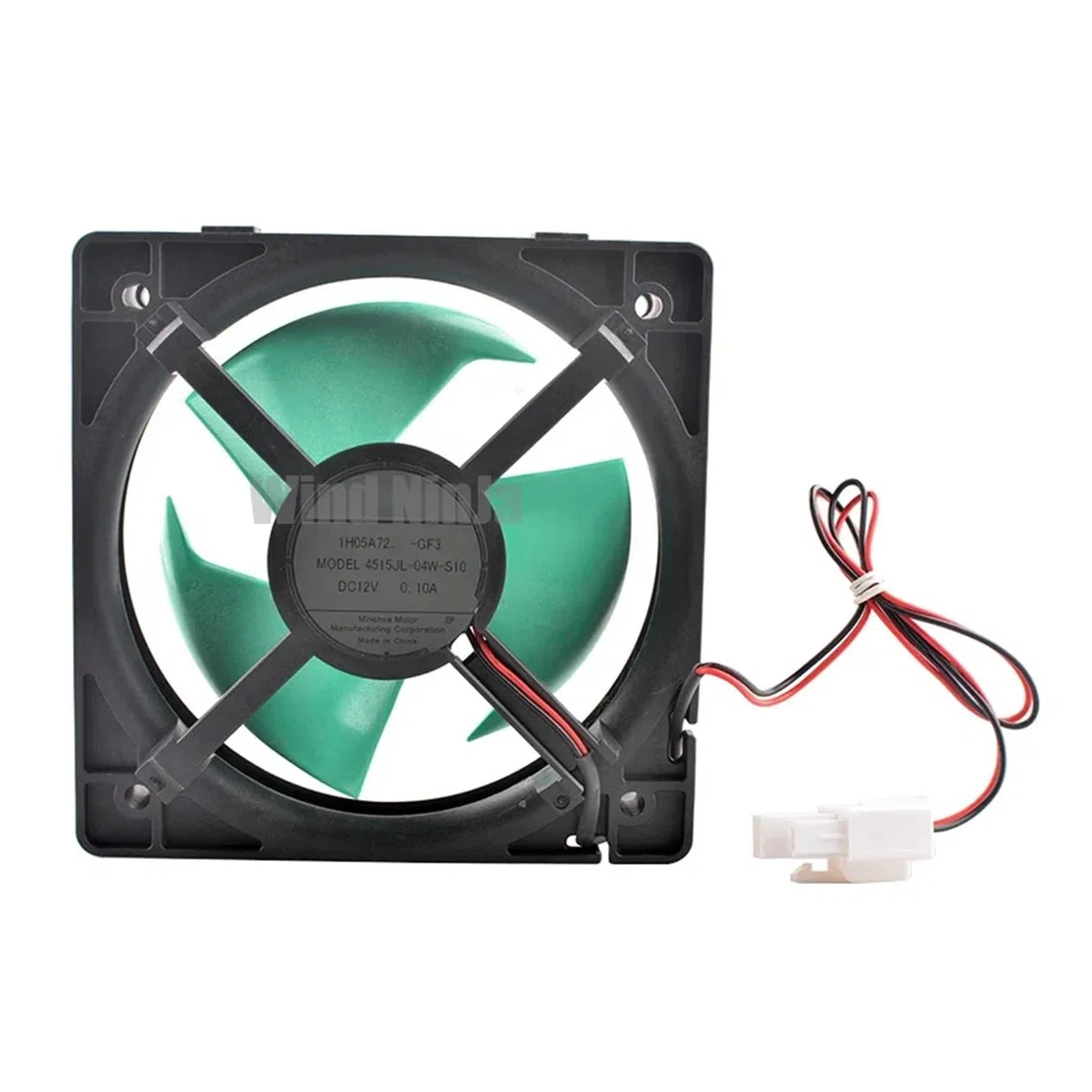 eufeifeiegds 4515JL-04W-S10 GF3 Ventilador de 11,3 cm y 113 mm, 12 V CC, 0,10 A, for motor de refrigerador wefeiegds