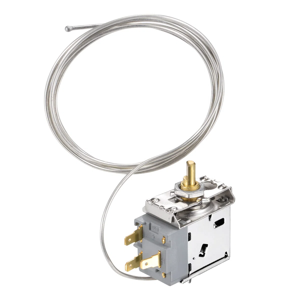sourcing map Refrigerador Termostato Temperatura Control WDF20 3 Pasadores 6A para Refrigeración Cable Congelador