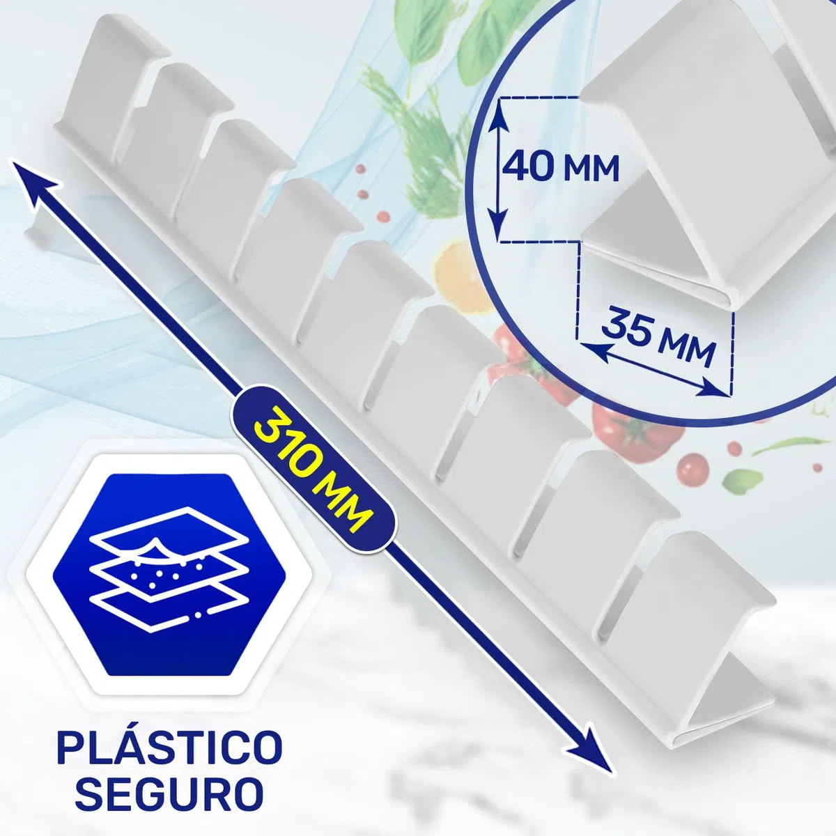 2 Piezas Portabotellas para Estante Botellero Frigorifico 310x35x40 mm con Código Original 00791396 791396 00655264 00654512 para Bosch para Siemens - MONTERAL