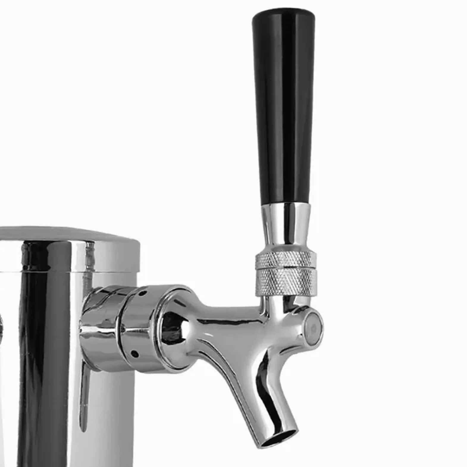 Dispensador de cerveza de acero inoxidable para pub en casa, torre de grifo de una sola cabeza, sistema de barril de cerveza de triple columna de metal, perfecto para fiestas y reuniones