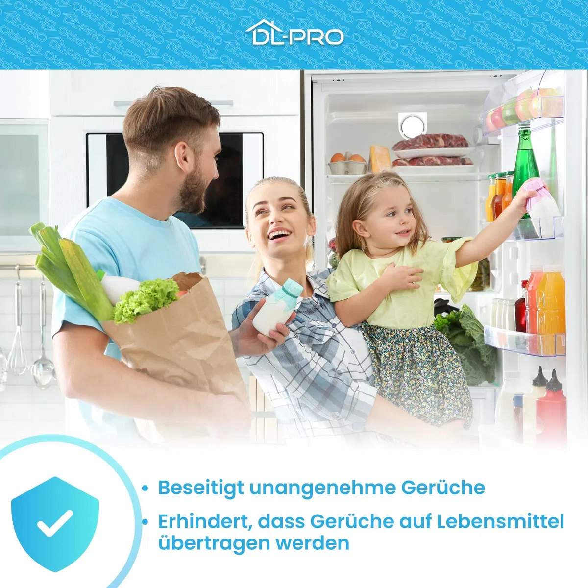 DL-pro Filtro de carbón activado Filtro redondo adecuado 45mm para Liebherr 9096342 para la combinación de refrigerador y congelador frigorífico