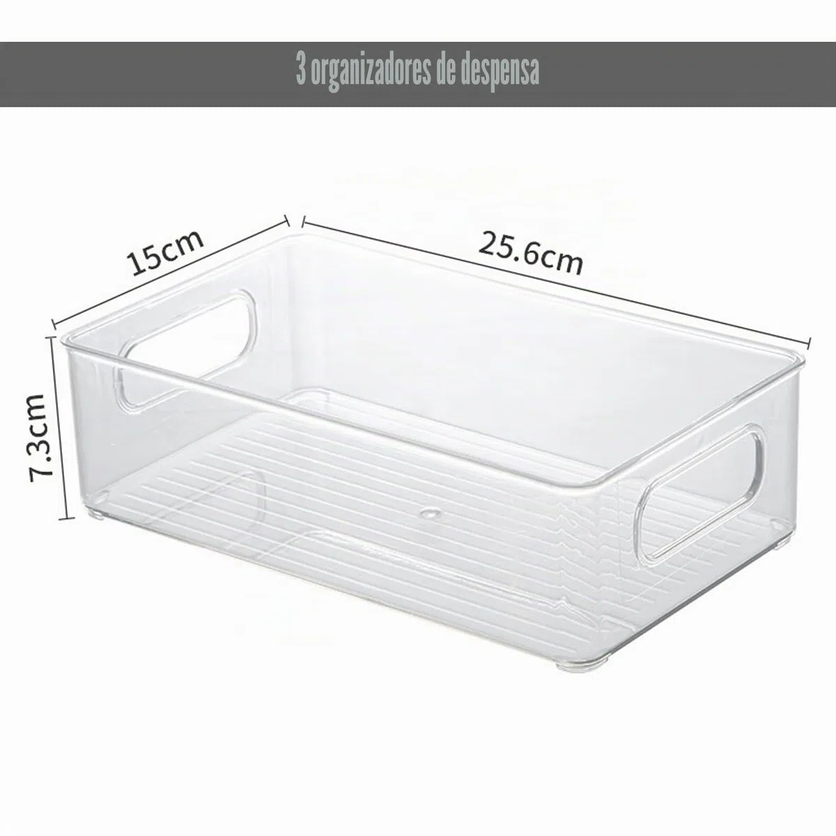 Gestor de refrigeradores, apilado gestor de refrigeradores cajón de refrigerador caja de almacenamiento de cocina, para contenedores, sin BPA en la manija