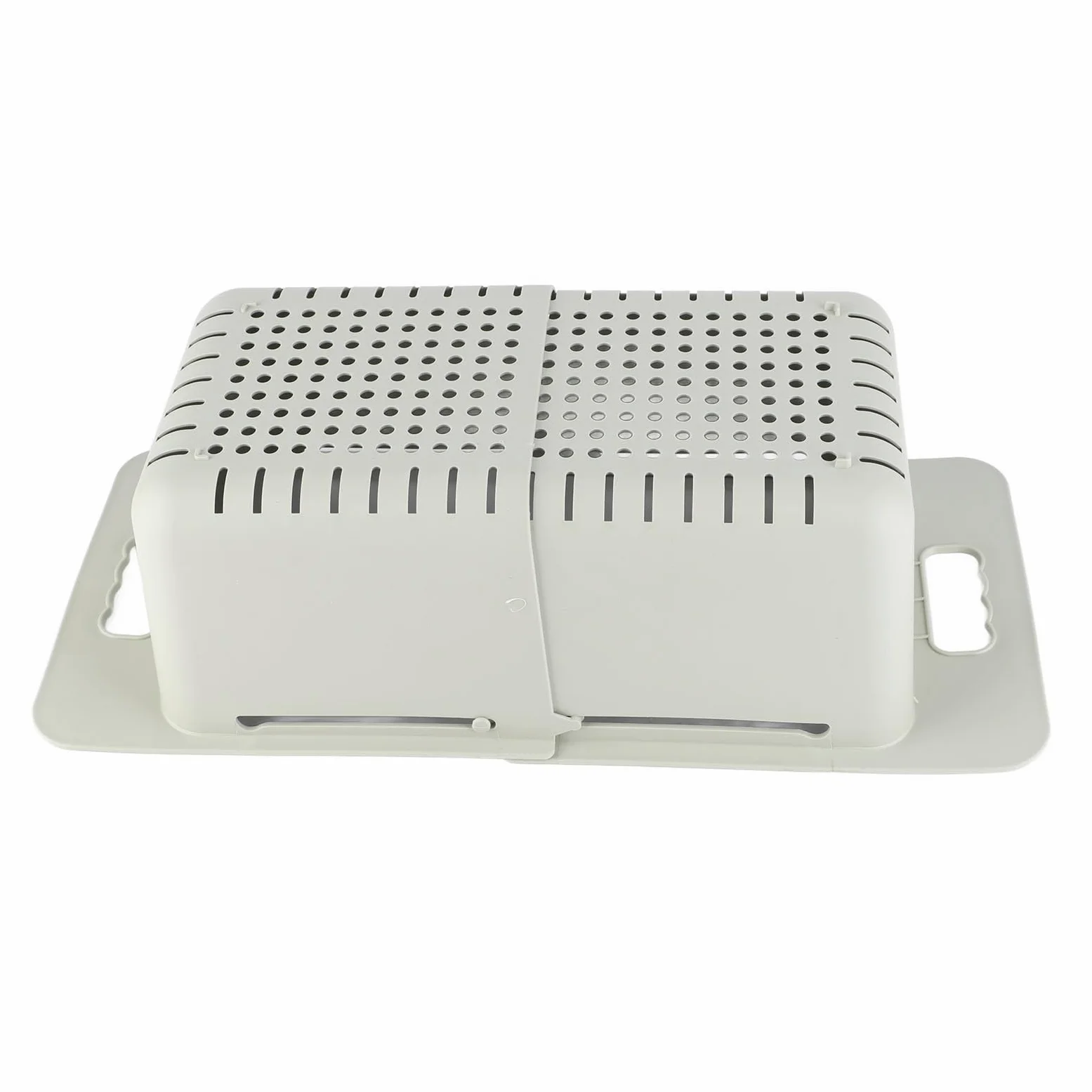 Cesta para Congelador, Organizador de Almacenamiento Ajustable Profundo, Divisor de Contenedor Ampliable con Asa para Cocina, Cesta para Congelador (GREEN)