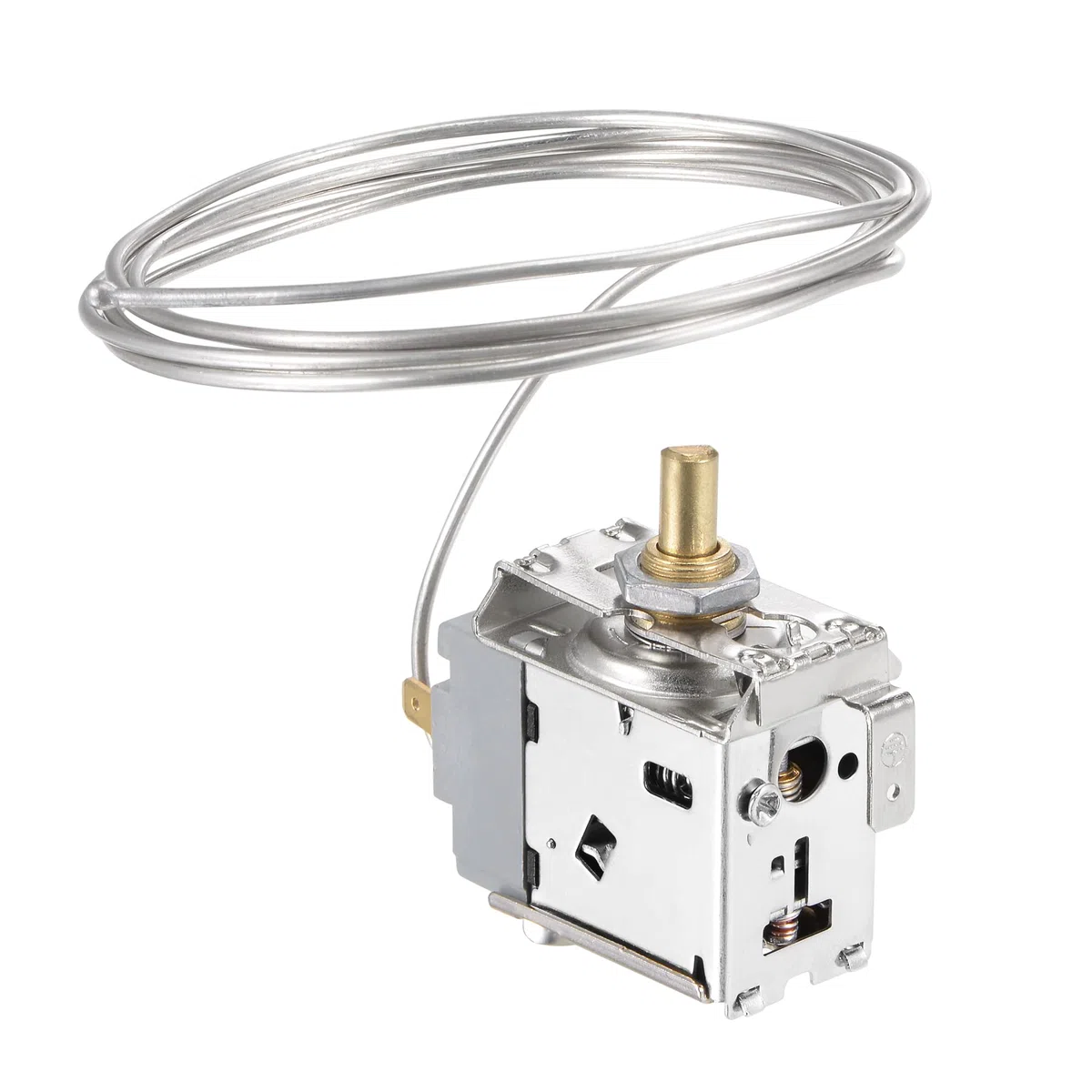 sourcing map Refrigerador Termostato Temperatura Control WDF20 3 Pasadores 6A para Refrigeración Cable Congelador