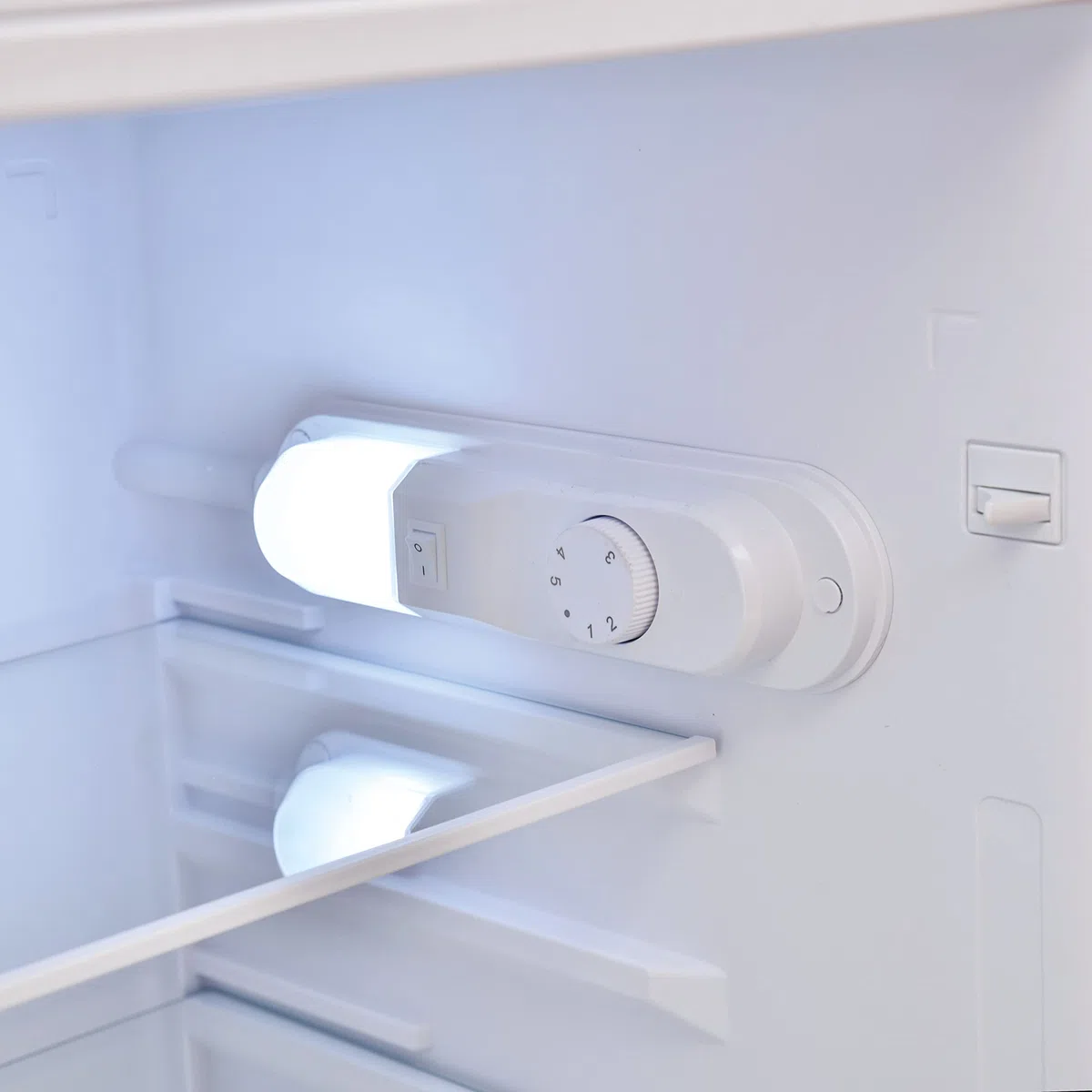CANDY CMDDS 5142XN, Frigorífico Dos Puertas, 55CM, 204L, Tecnología Estática, Cajón Verdulero, Control Temperatura Interno, LED, Puertas Reversibles, Altura Ajustable, Ruedas, 40DB, Clase F, Inox