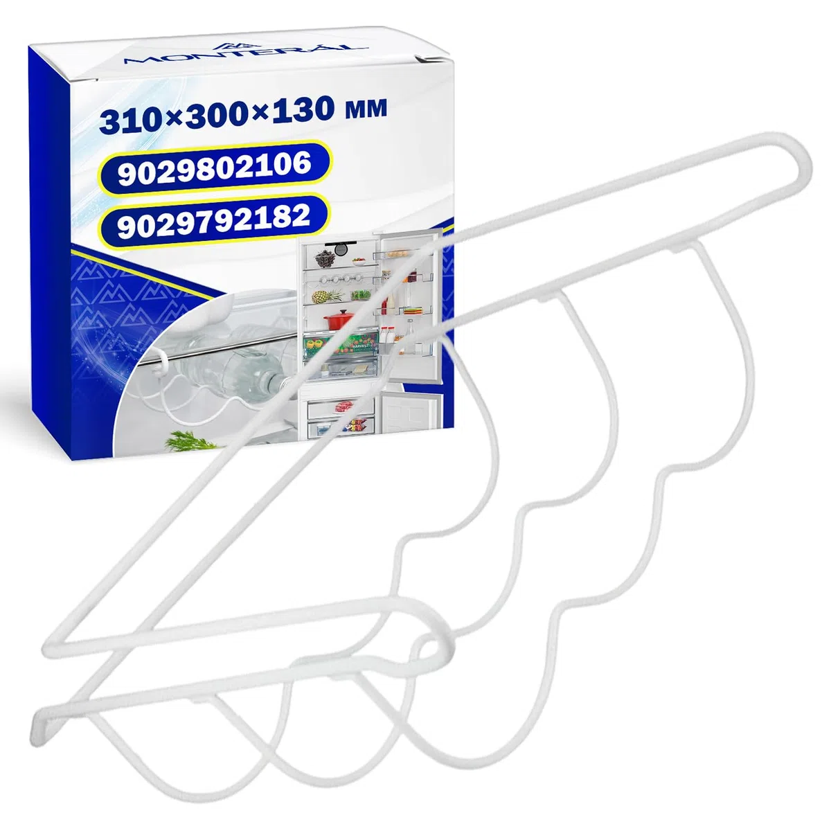 Portabotellas para Nevera 310x300x130 mm con Código Original 9029802106 9029792182 - Garantía de 10 Años - MONTERAL
