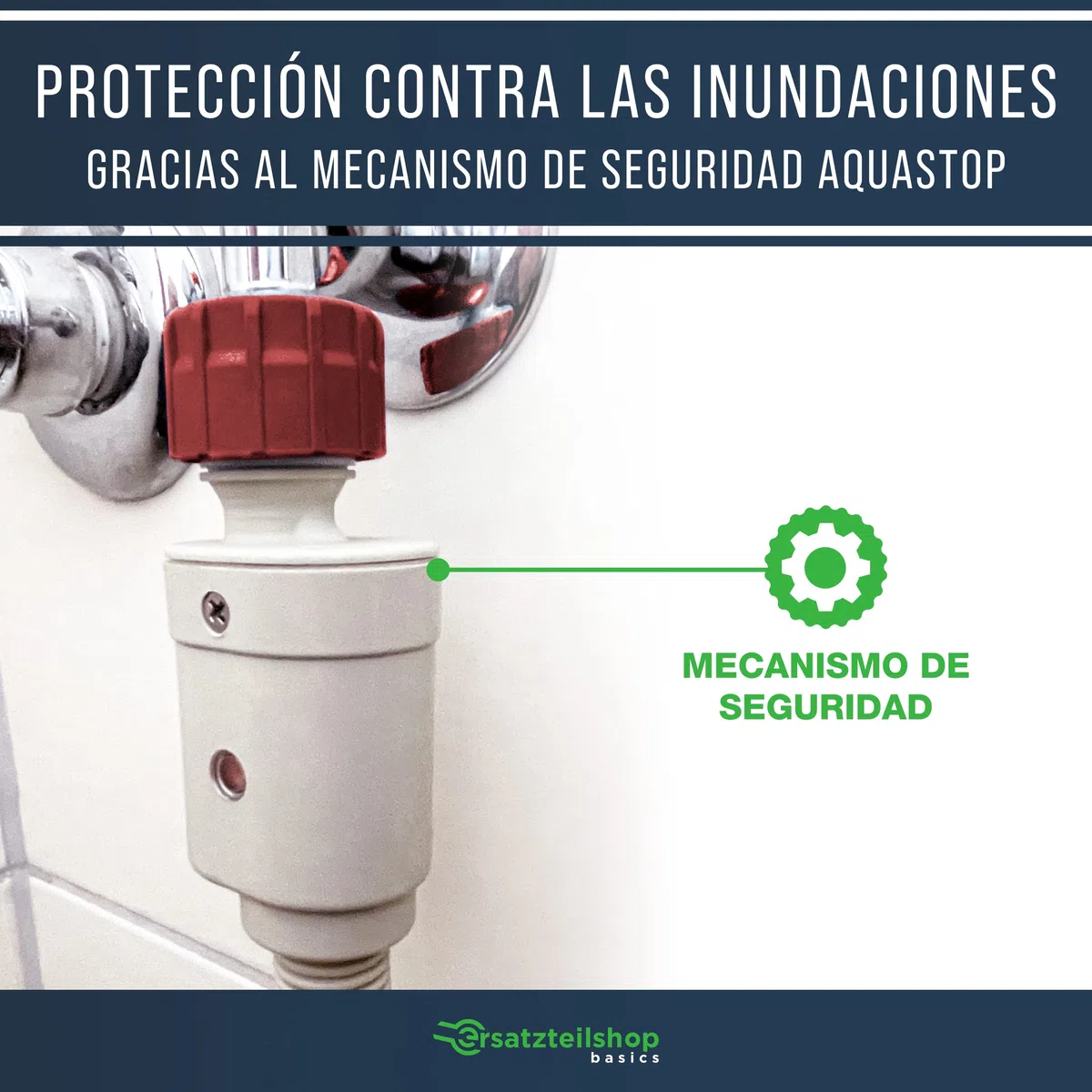Manguera de entrada de seguridad de 1,5 metros, manguera Aquastop para lavadoras y lavavajillas/lavadoras de ersatzteilshop basics