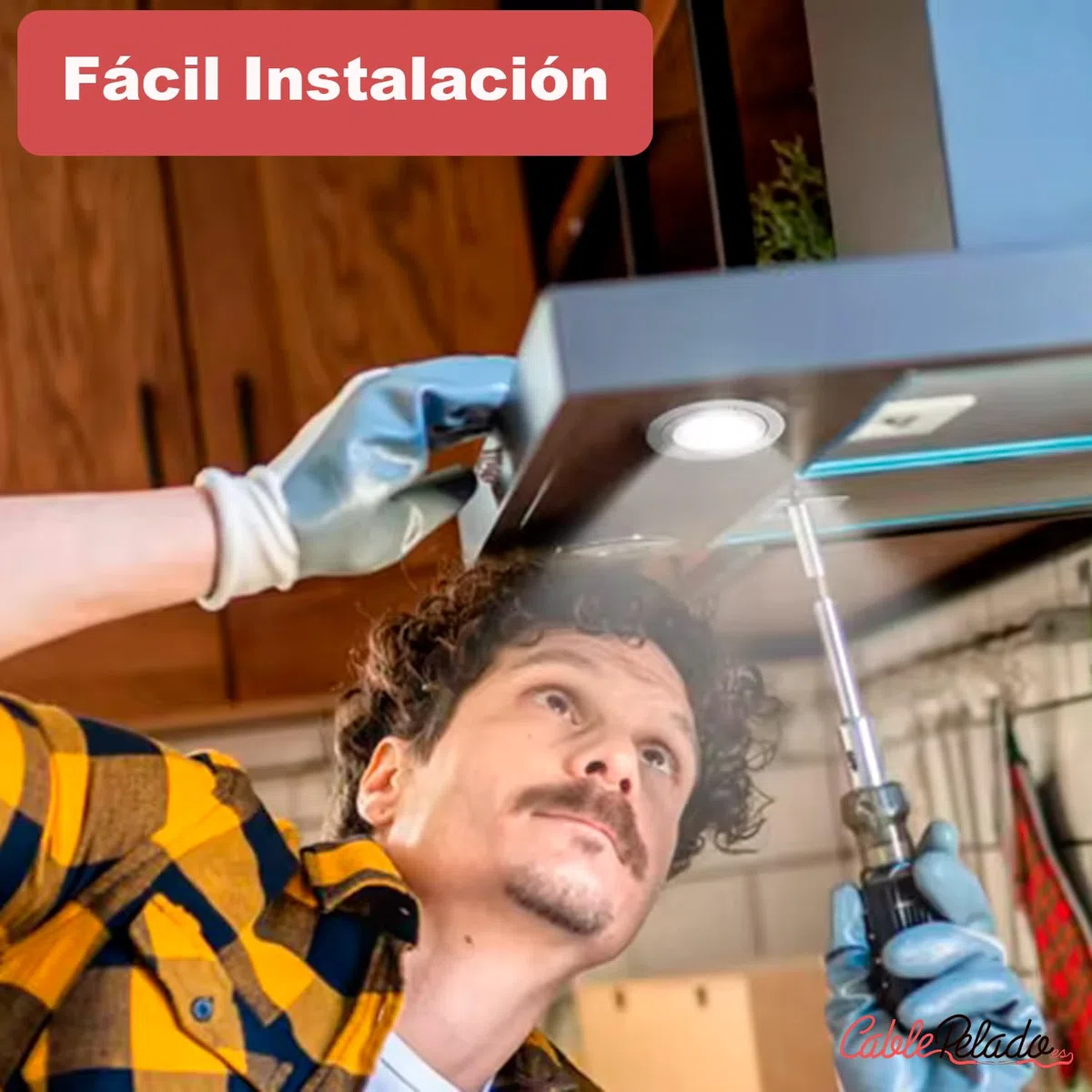 CABLEPELADO - Lámpara LED para Campana Compatible con Teka – Repuesto Compatible con Modelos CNL3 2002, CNL6400INOX, CNL9610INOX – 67 mm, 1,5W, 220V – Bombilla Eficiencia Energética A