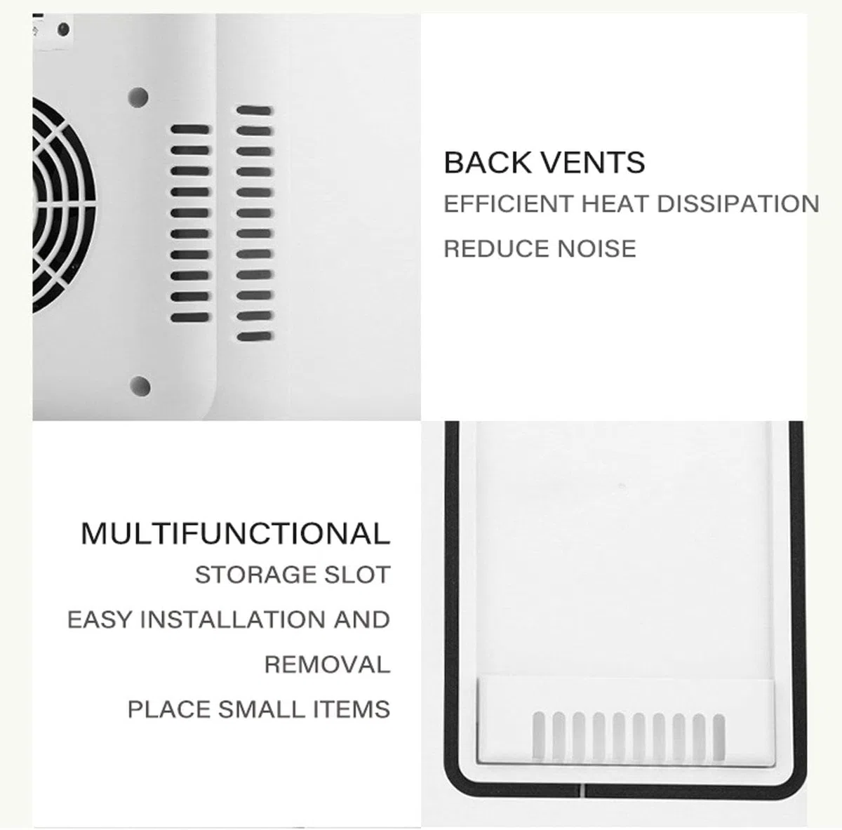 Mini refrigerador pequeño de 8 litros para coche, congelador eléctrico, para coche, caravana, camping, viajes o uso doméstico.
