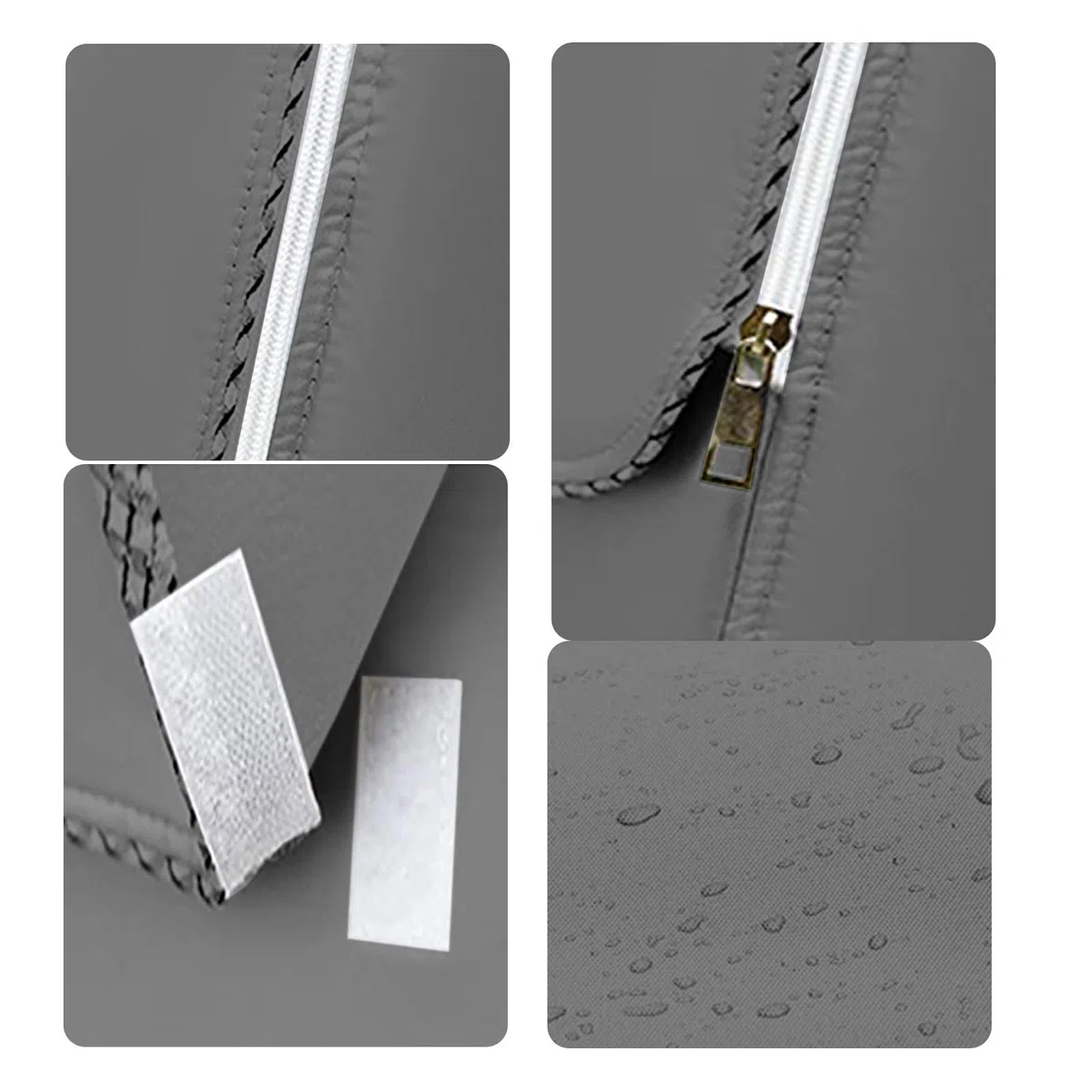 Funda Lavadora Carga Frontal, Impermeable a Prueba Funda para Lavadora Secadora Exterior, Cubierta Lavadora Protector 60 * 64 * 85cm Gris