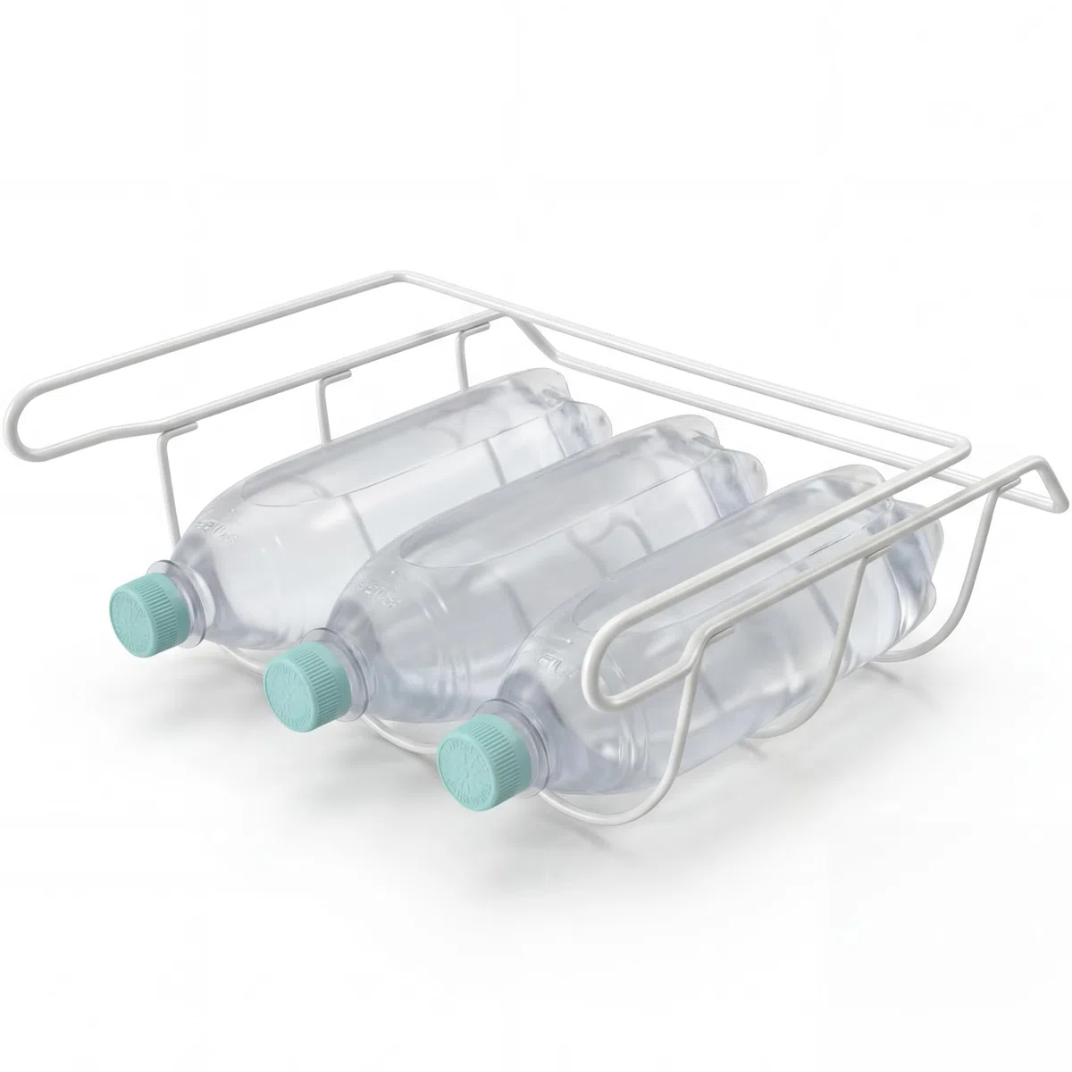 Soporte para botellas para frigorífico, 330 x 315 x 120 mm, universal, color blanco