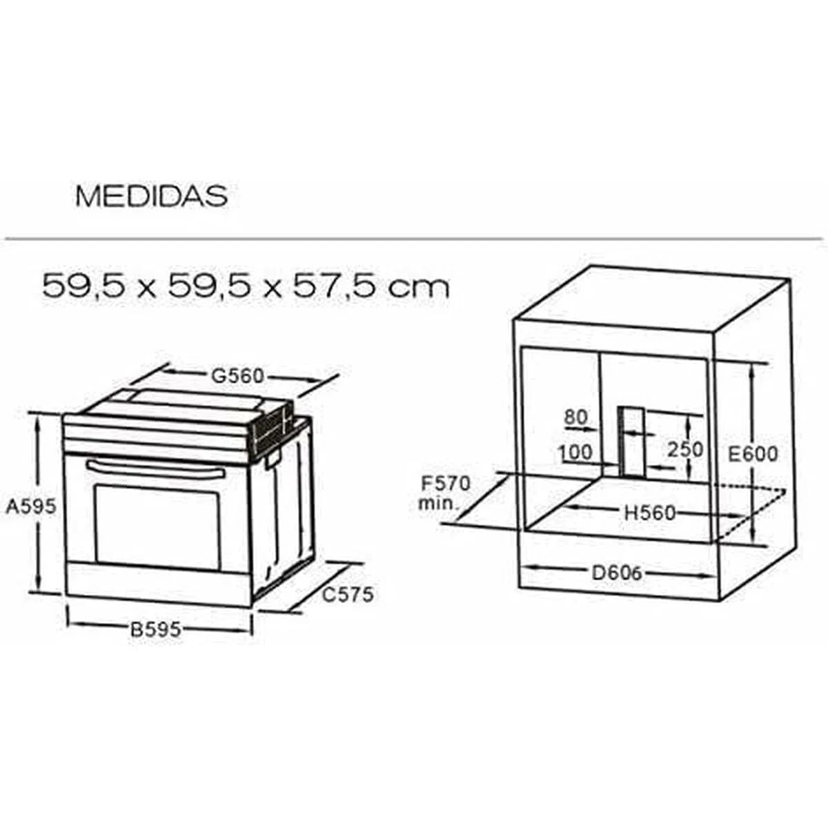 HORNO INFINITON MULTIFUNCION 70 L. DISPLAY DIGITAL LED GUIA TELESCOPICA EXTRAIBLE
