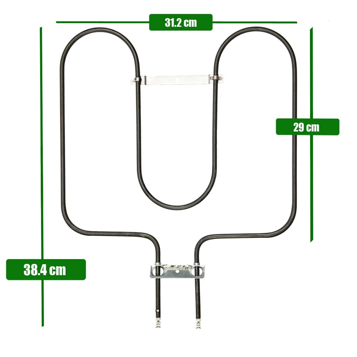 ELECTROTODO Resistencia inferior de horno compatible con Fagor, Edesa CA5B002A0