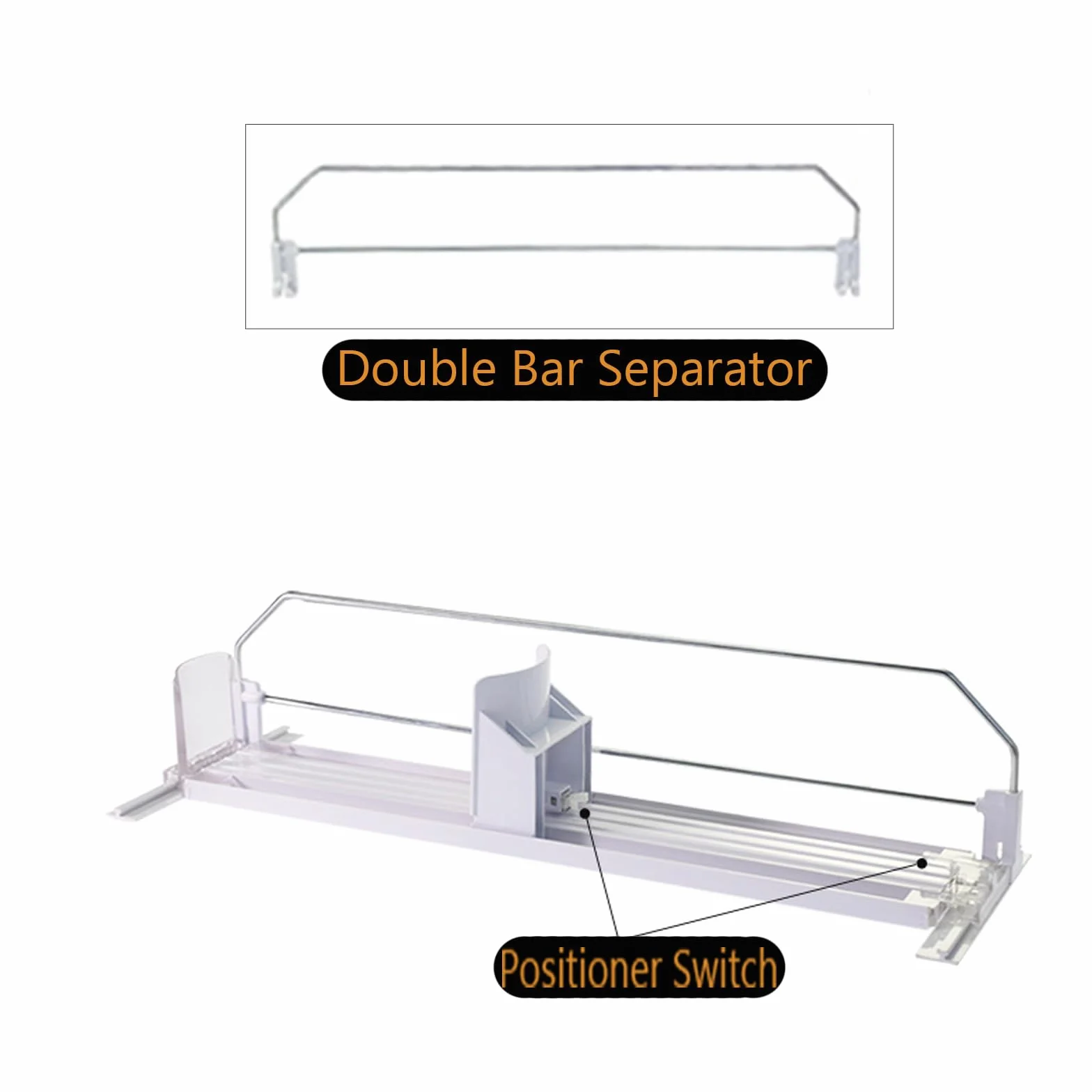 Automatischer Getränke Organizer Kühlschrank, Automatisch Kühlschrank Dosen Organizer, Getränkedosenspender für Kühlschrank, für Kühlschrank, Abstellraum, Schränke usw, Weiß
