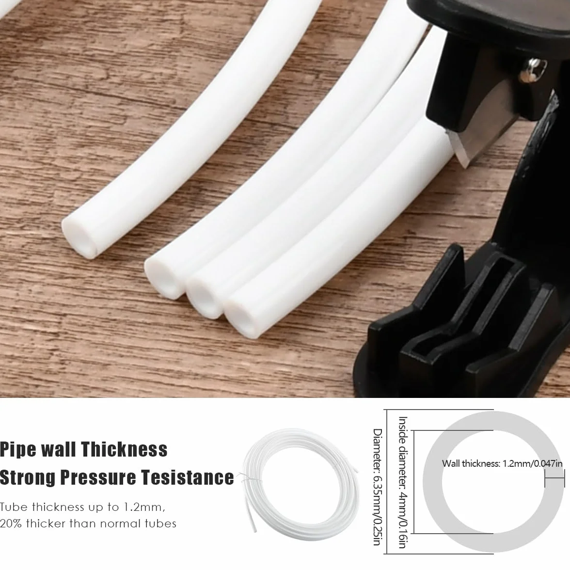 Tubo de suministro de agua de 15 m y kit de conectores de nevera, conector de tubería de agua para nevera, para refrigerador doble de estilo europeo (tubo de 1/4 pulgadas)