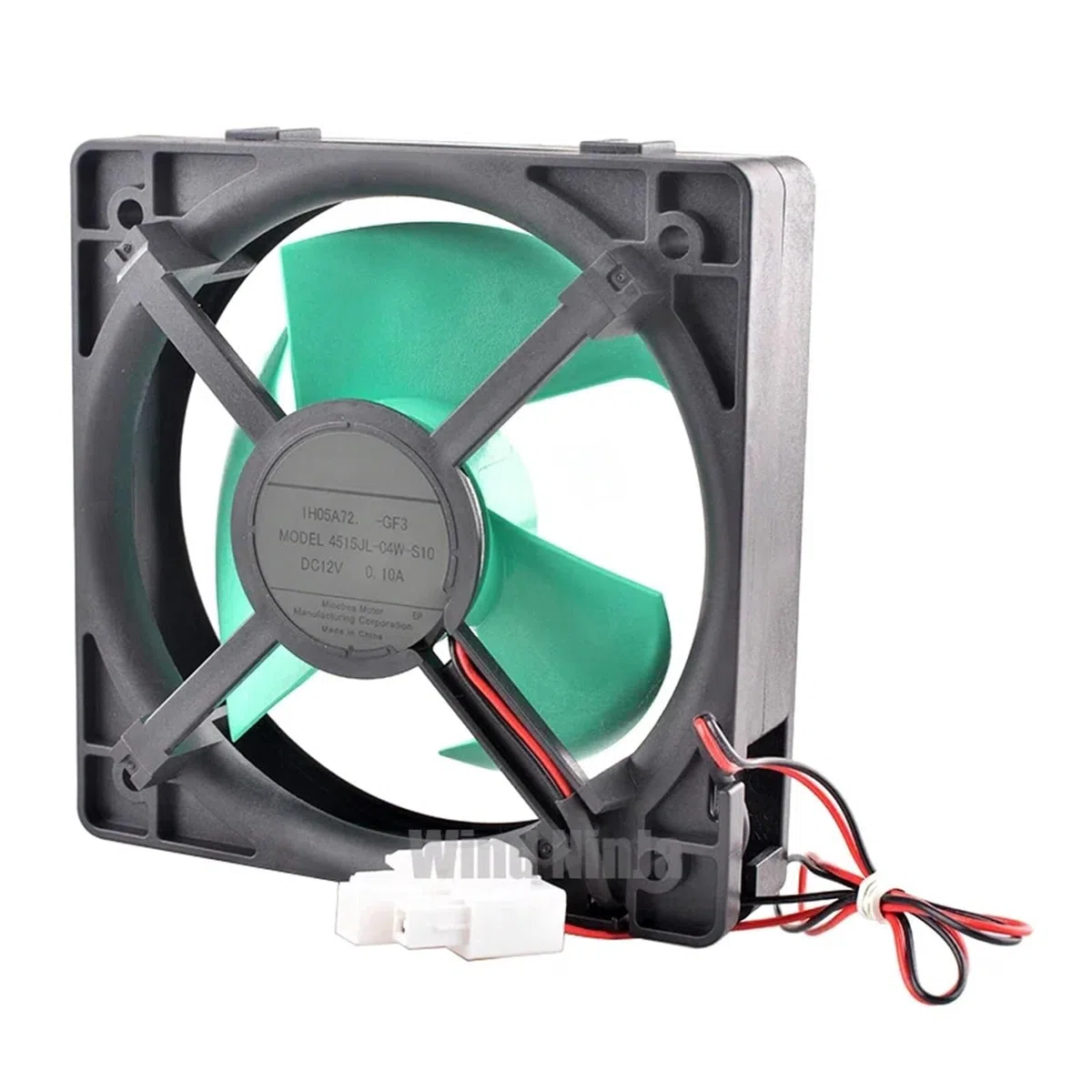eufeifeiegds 4515JL-04W-S10 GF3 Ventilador de 11,3 cm y 113 mm, 12 V CC, 0,10 A, for motor de refrigerador wefeiegds