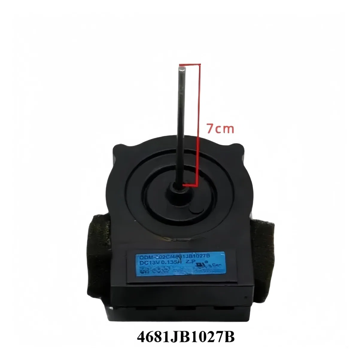 Motor De Ventilador De Refrigeración 4681JB1027B - Compatible con LG ODM-002C DC13V - Piezas For Refrigerador, Radiador Y Congelador