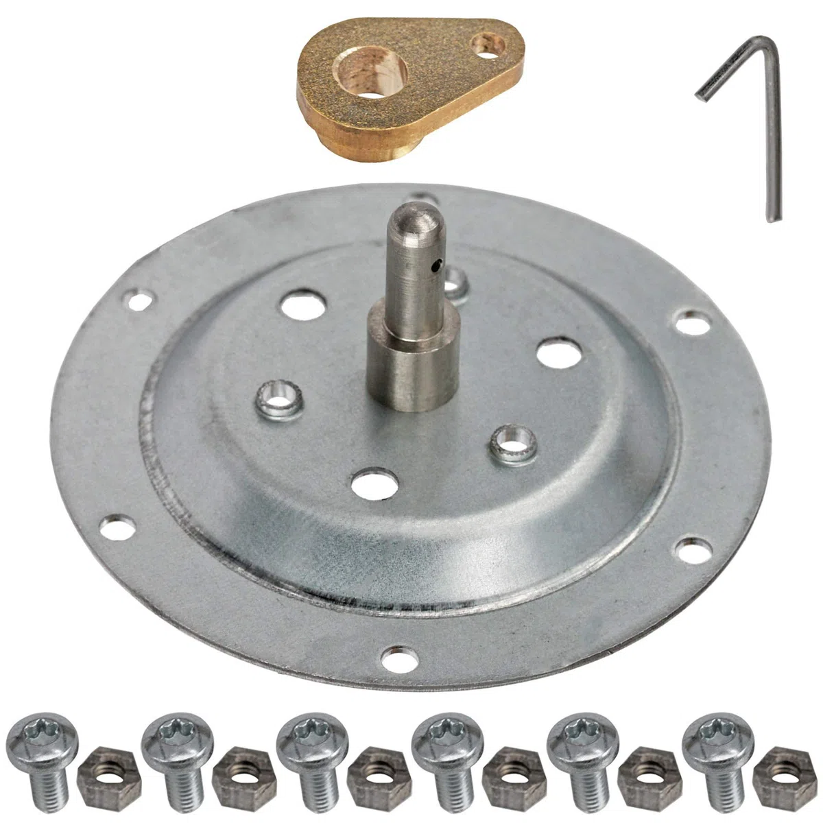 SPARES2GO Kit de Eje de Tambor Remachado compatible con Indesit Secadora