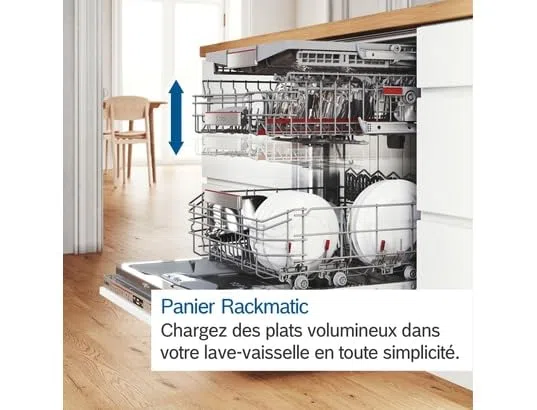 Bosch SMS6ZCI11F, Serie 6, Lavavajillas 60 cm, Posición libre, Acero pulido antihuellas