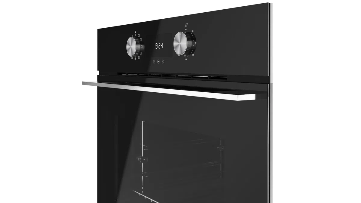Teka HLB 8400 - Horno Multifunción SurroundTemp, 9 Funciones de Cocinado, Sistema de Limpieza Teka HydroClean, Calentamiento Rápido, Color Cristal Negro