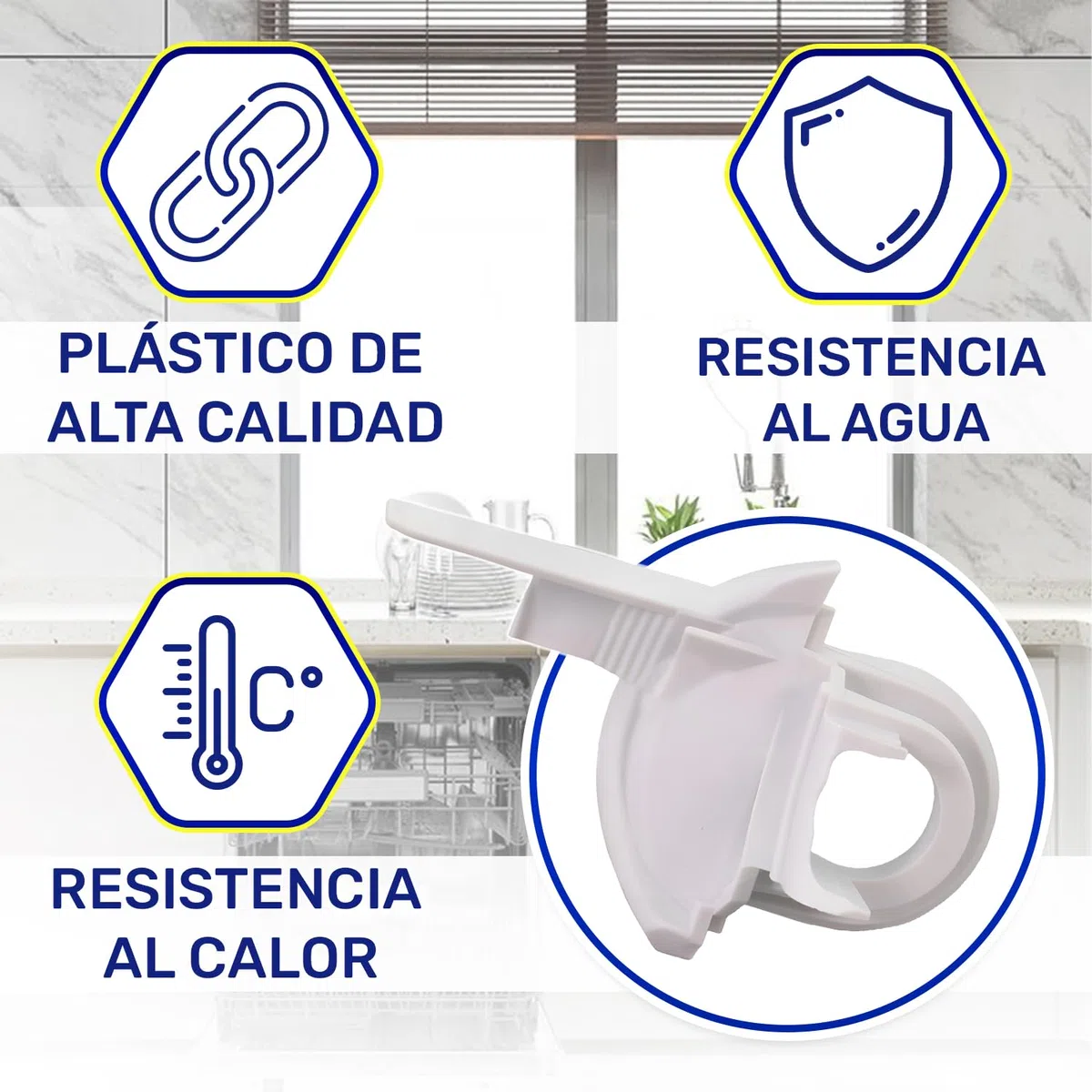 Tapa de Bomba para Lavavajillas con Código Original 00611322 para Bosch para Balay para Constructa para Siemens para Neff - Garantía de 10 Años - MONTERAL