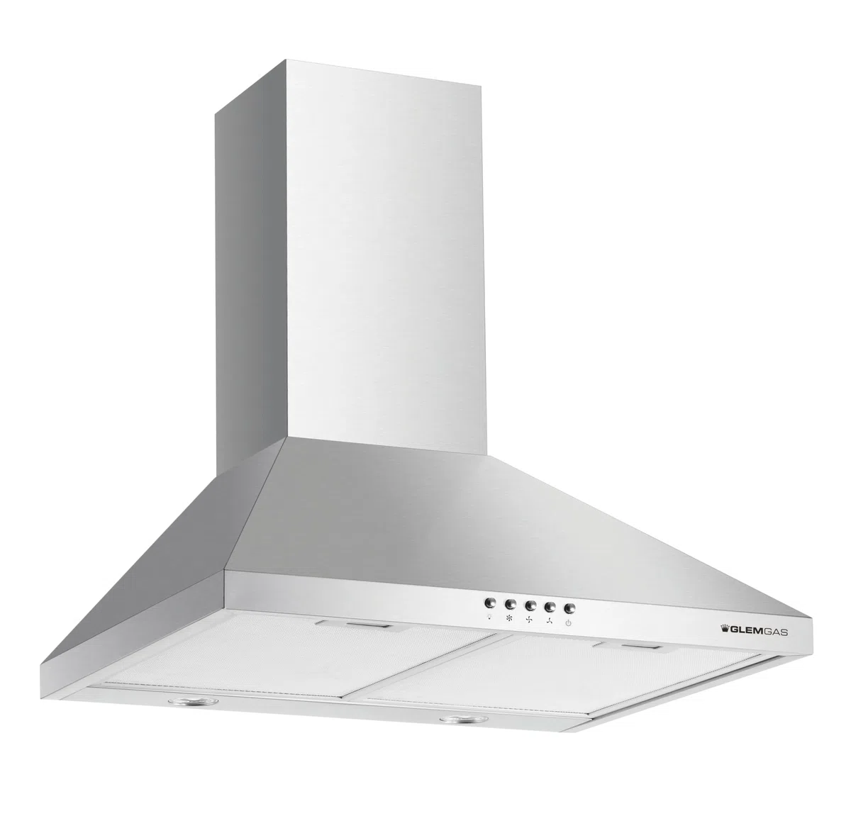 Glem GHP645IX - Campana (498 m³/h, Canalizado, C, D, 67 dB, Encastrada)