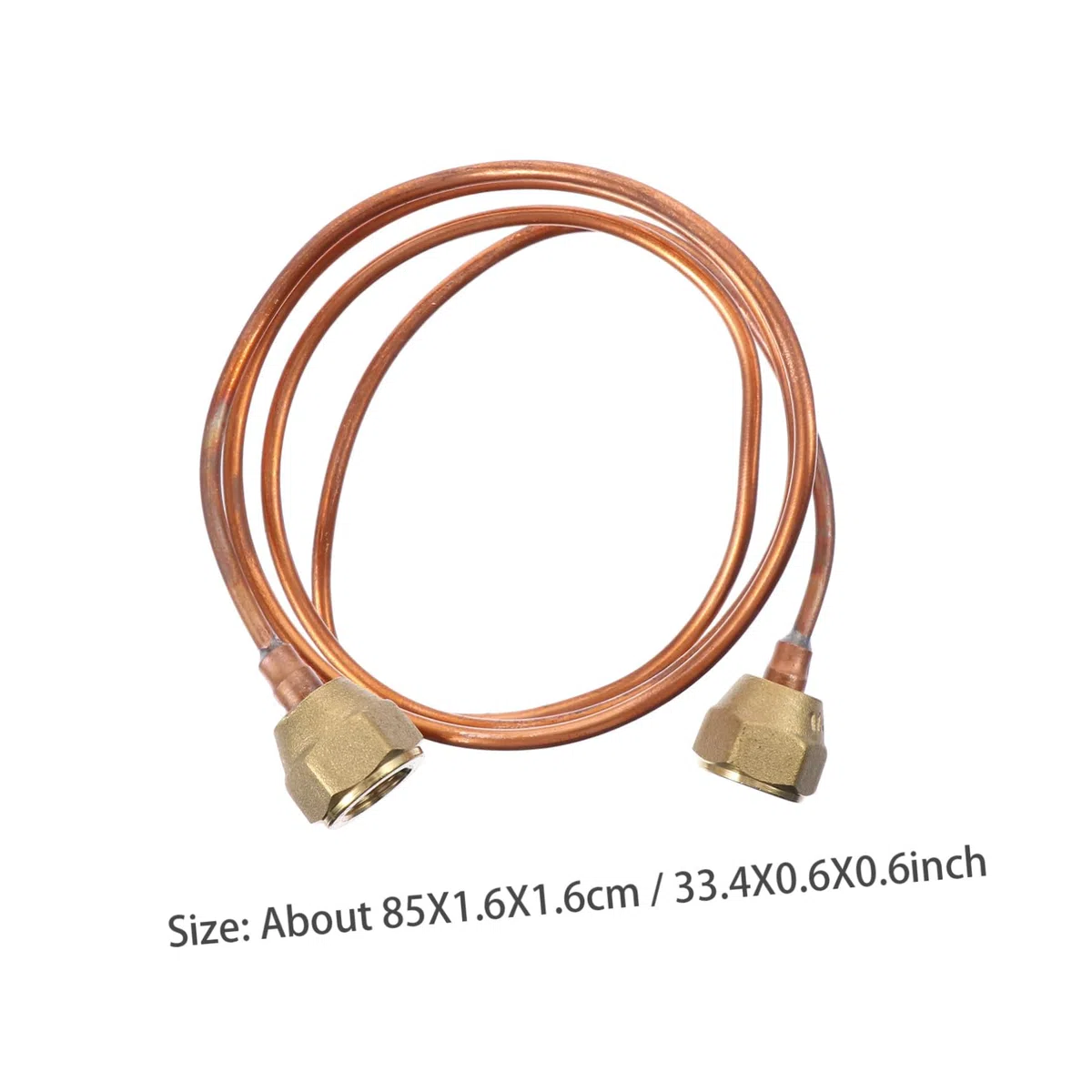 OSALADI Conector Tubo Capilar De Cobre Espiral -900m 90 Cm Para Refrigeración y Mantenimiento De Aire Acondicionado Alta Resistencia a Temperatura y Corrosión