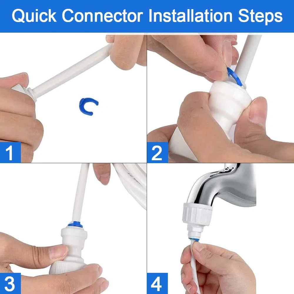 REFORUNG Manguera de Suministro de Agua 15M Tubo de Suministro de Agua para Frigorífico Conector Manguera Nevera de 1/4 Pulgada Accesorios de Conector para Refrigeradores Acuario Máquina de Café