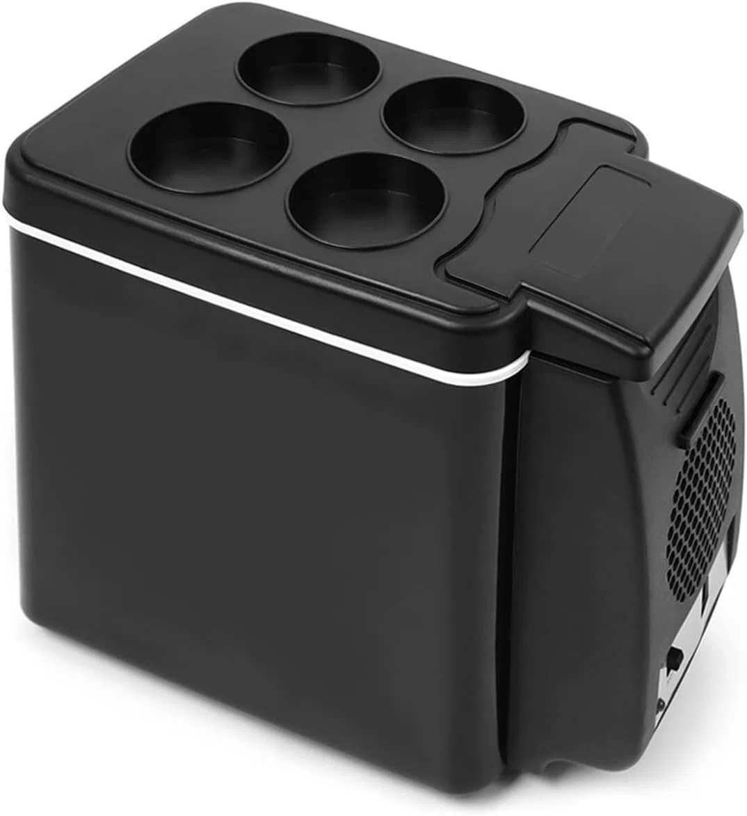 Mini refrigerador pequeño de 6L para coche, congelador y caja de refrigeración y calefacción, 2 en 1, multifunción, para viajes.