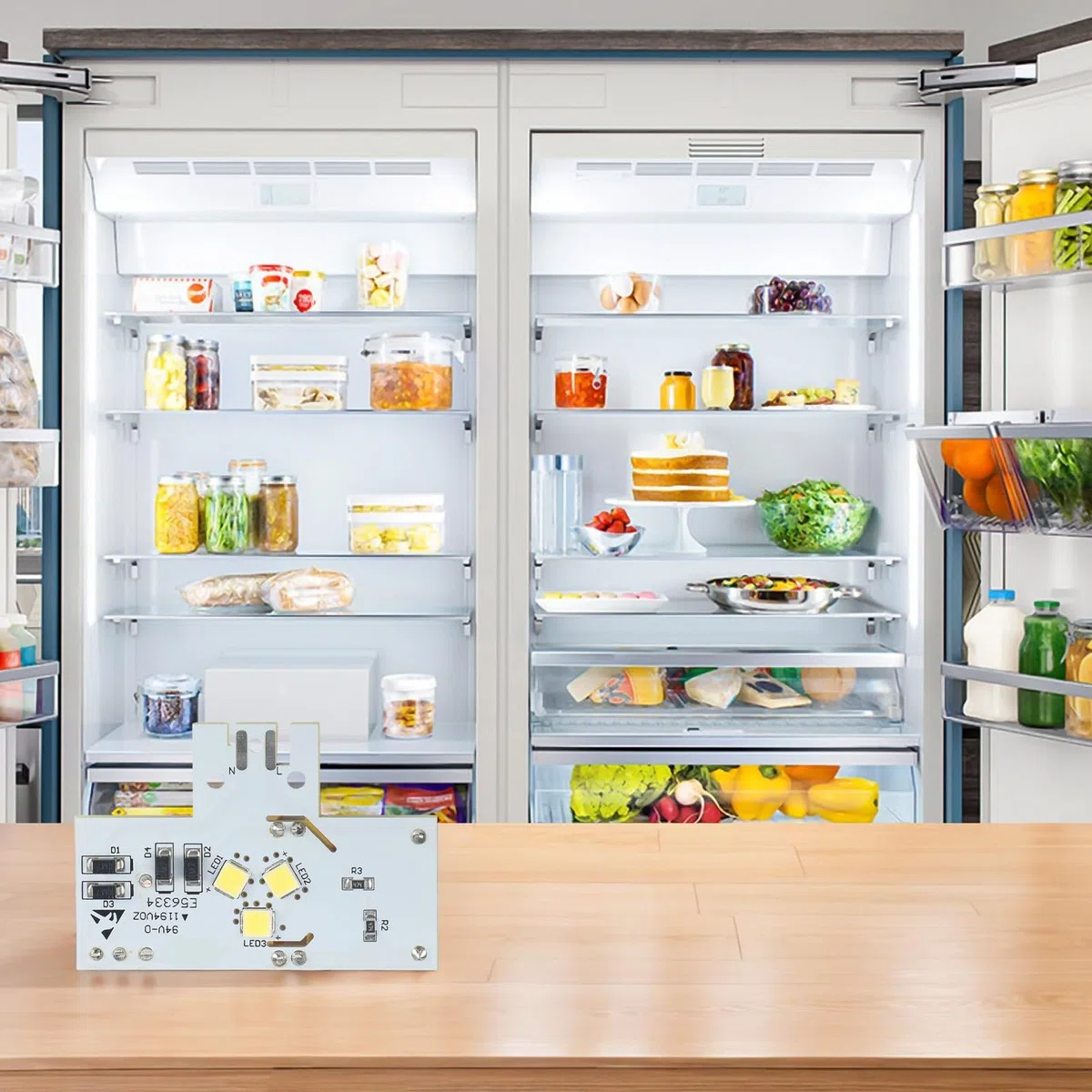 Módulo de luz LED para refrigerador C00345689 Mejore la frescura de los alimentos con eficiencia energética y diseño