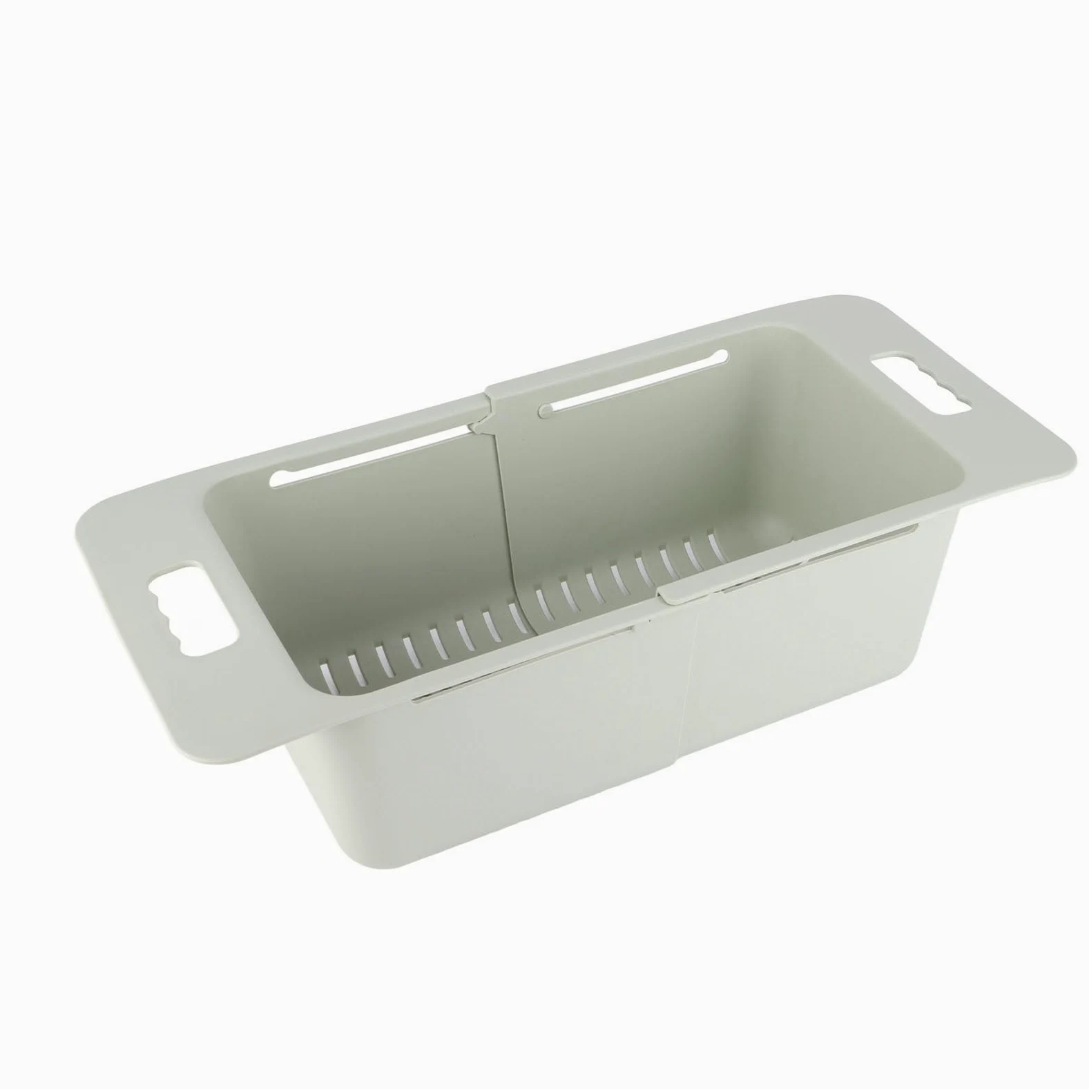 Cesta para Congelador, Organizador de Almacenamiento Ajustable Profundo, Divisor de Contenedor Ampliable con Asa para Cocina, Cesta para Congelador (GREEN)