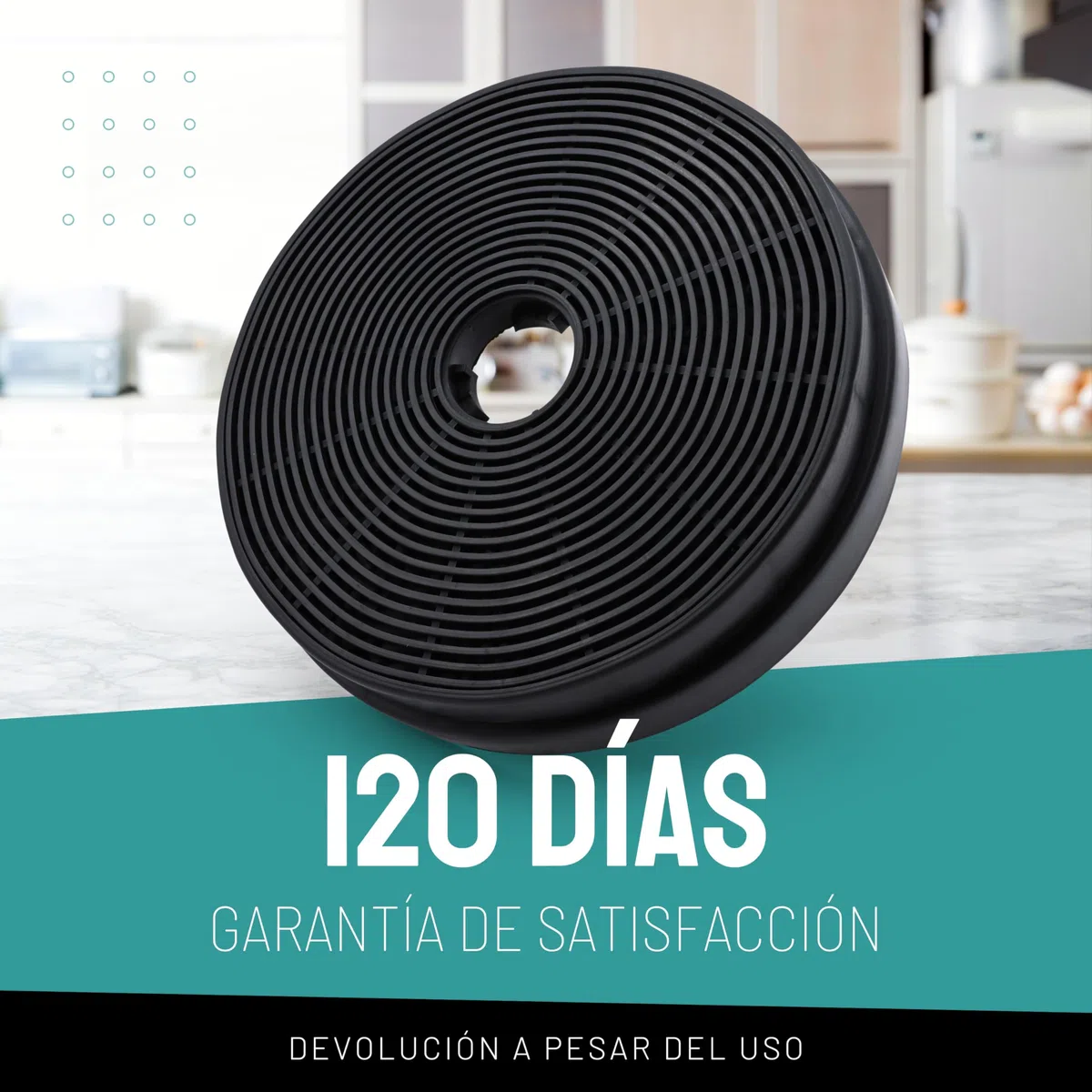 Filtro de carbón activado FilterBase® para campana extractora Ciarra CBCF003 (paquete de 2)