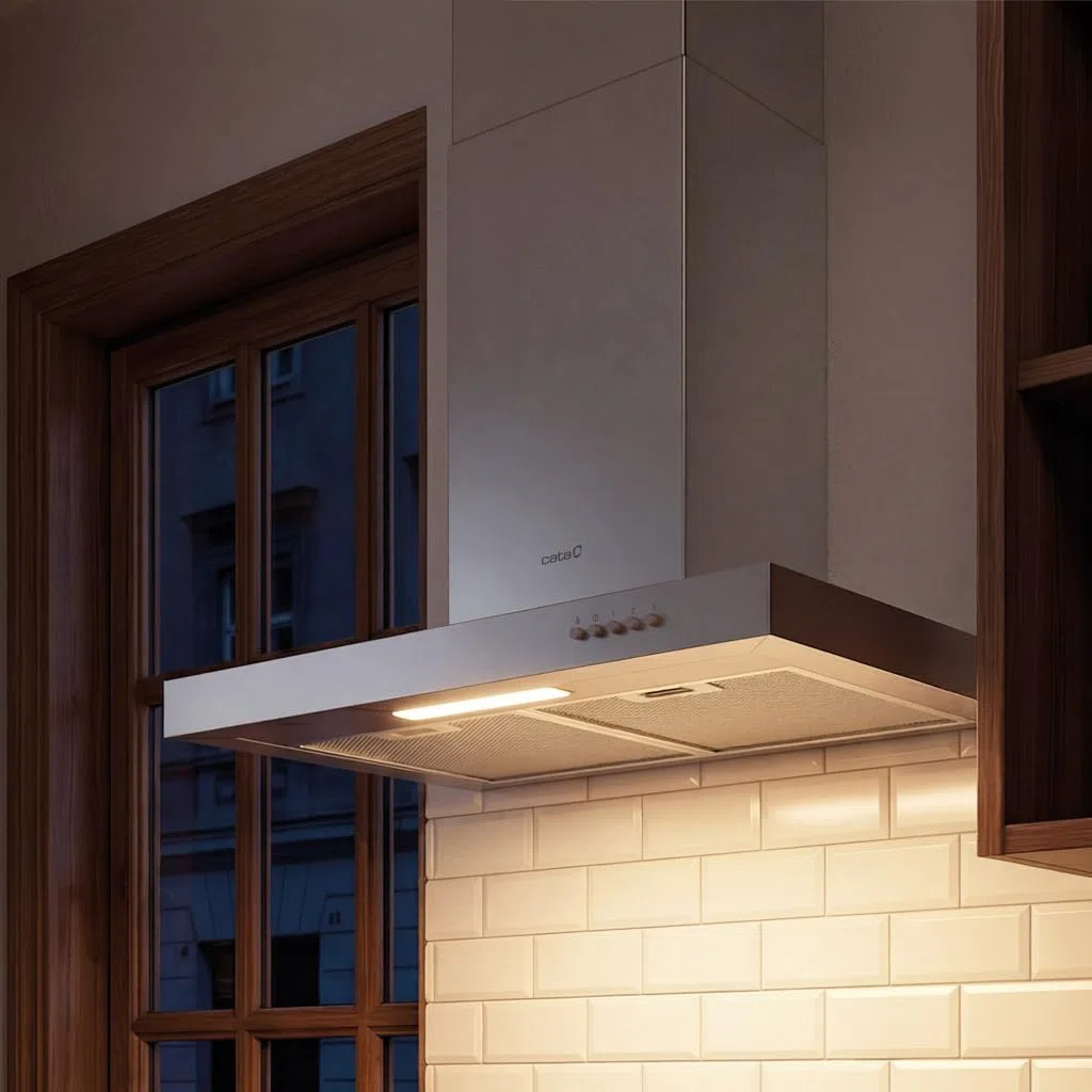 Campana Extractor Decorativa Cata ST-6010 X 3 Niveles LED Acero Inoxidable