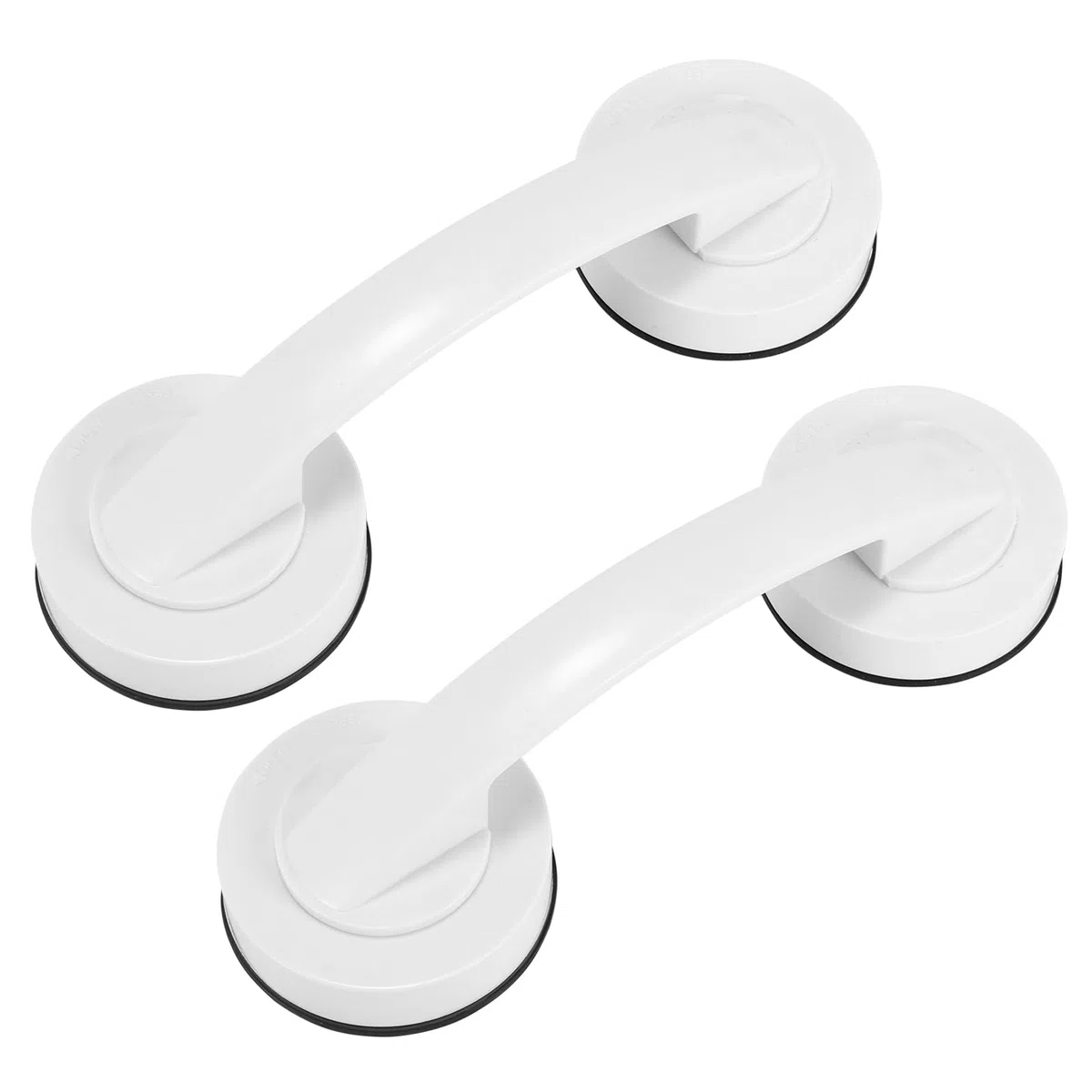 ALLOMN Mango de ventosa, 2 tiradores de ventosa fuertes, manijas de refrigerador, pomos de cajón, armario, puerta, ventana, espejo de cristal, manijas portátiles anticaídas, manijas absorbentes para