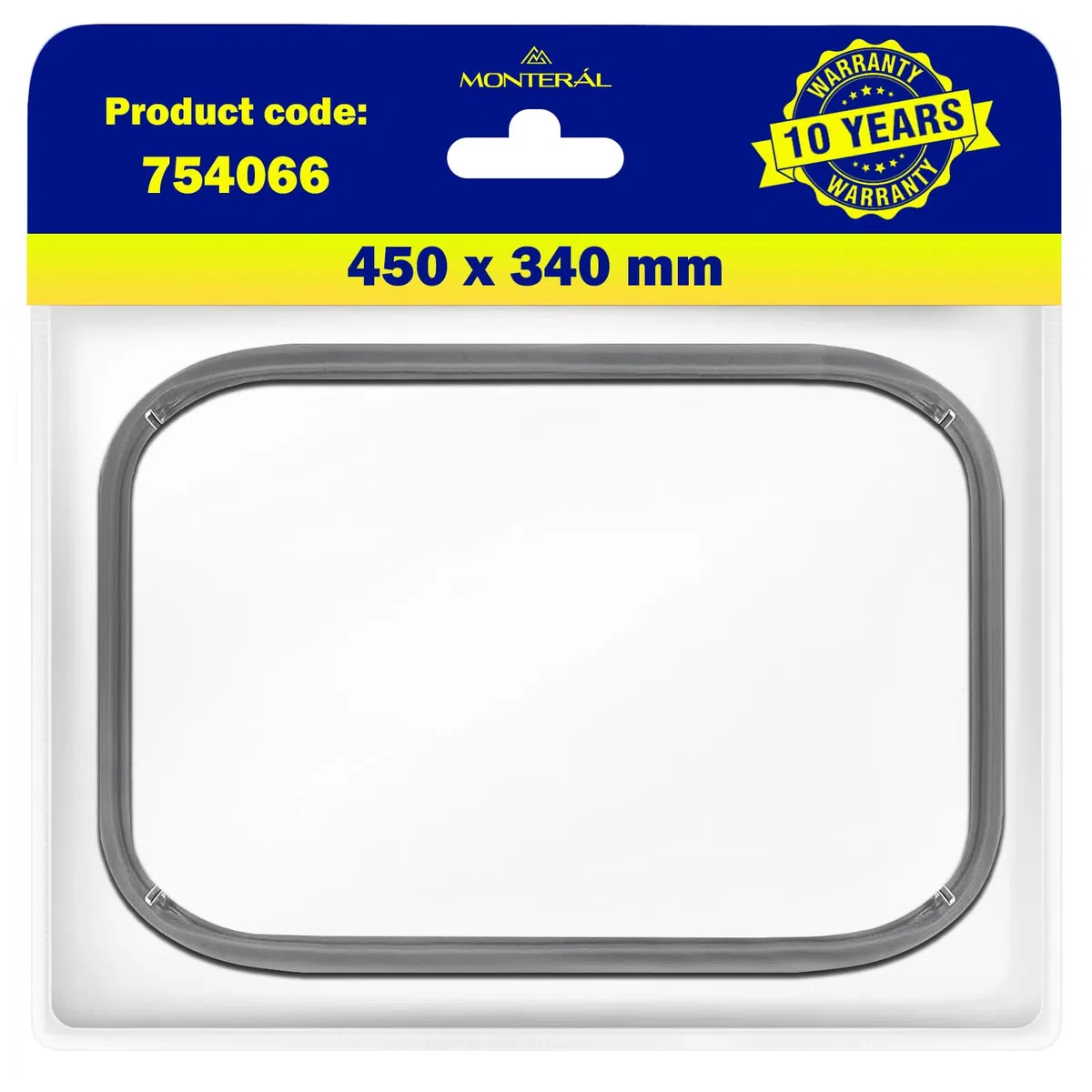 Goma Horno 450x340 mm con Código Original 00754066 754066 00658558 para Bosch para Siemens para Neff para Balay para Constructa - 4 Ganchos - Garantía de 10 Años - MONTERAL