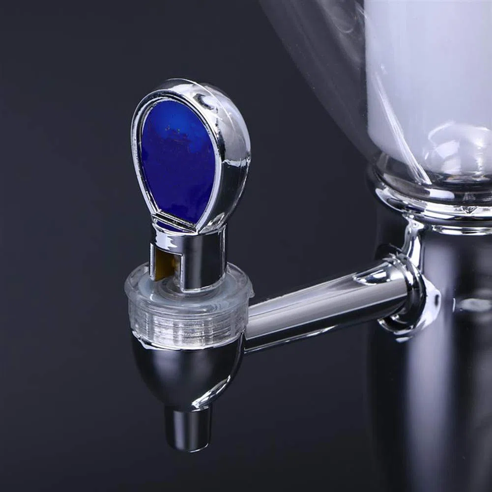 NOVSKI Dispensador de Cerveza de plástico de 3L, dispensador de Bebidas de Torre de Cerveza de Barril frío con Grifo, fácil de Limpiar, para Fiestas, hogar y Bar-Gold