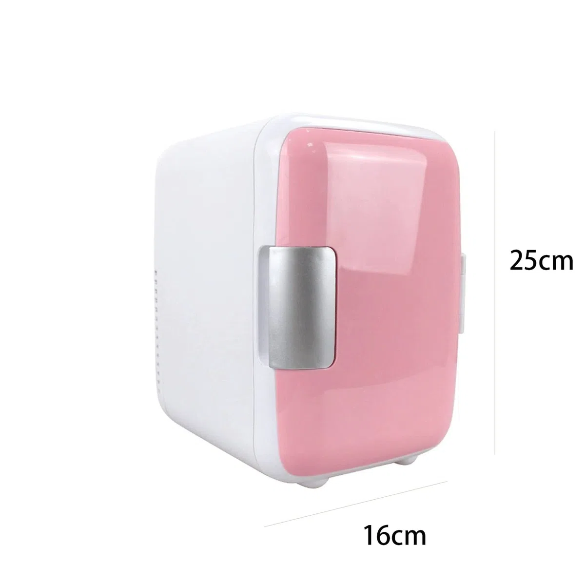 Mini refrigerador portátil mini refrigerador compresor automático frío coche congelador (rosa)