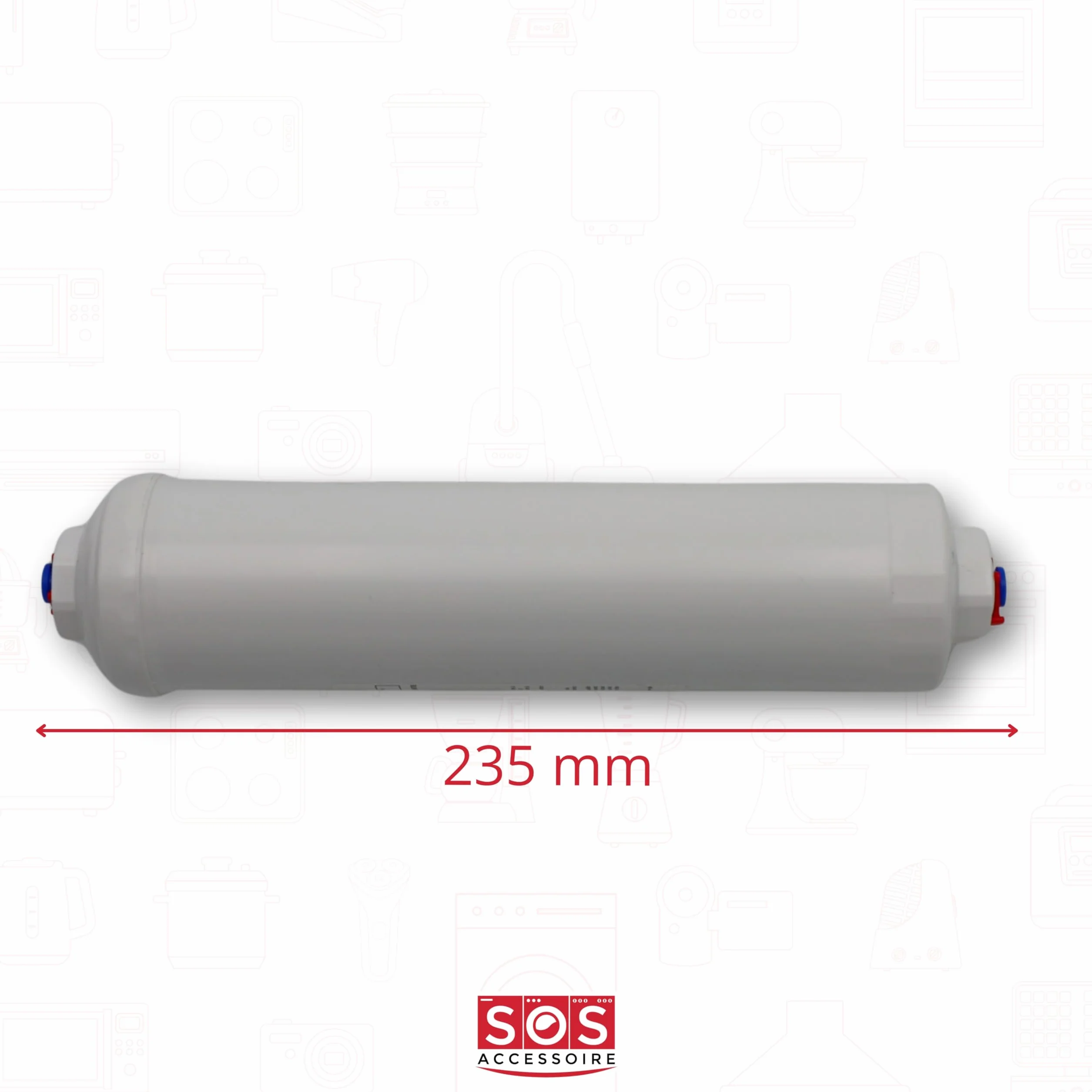 LG ADQ73693903 - Filtro de Agua Externo para Frigorífico Americano, Compatible con Modelos Side by Side, Original, Repuesto para Dispensador de Agua y Hielo, 6 Meses de Duración
