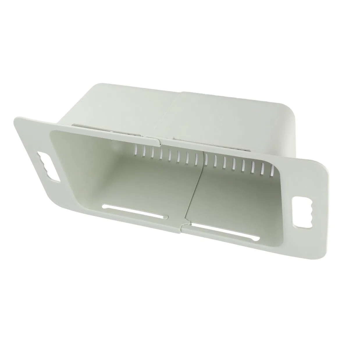 Cesta para Congelador, Organizador de Almacenamiento Ajustable Profundo, Divisor de Contenedor Ampliable con Asa para Cocina, Cesta para Congelador (GREEN)