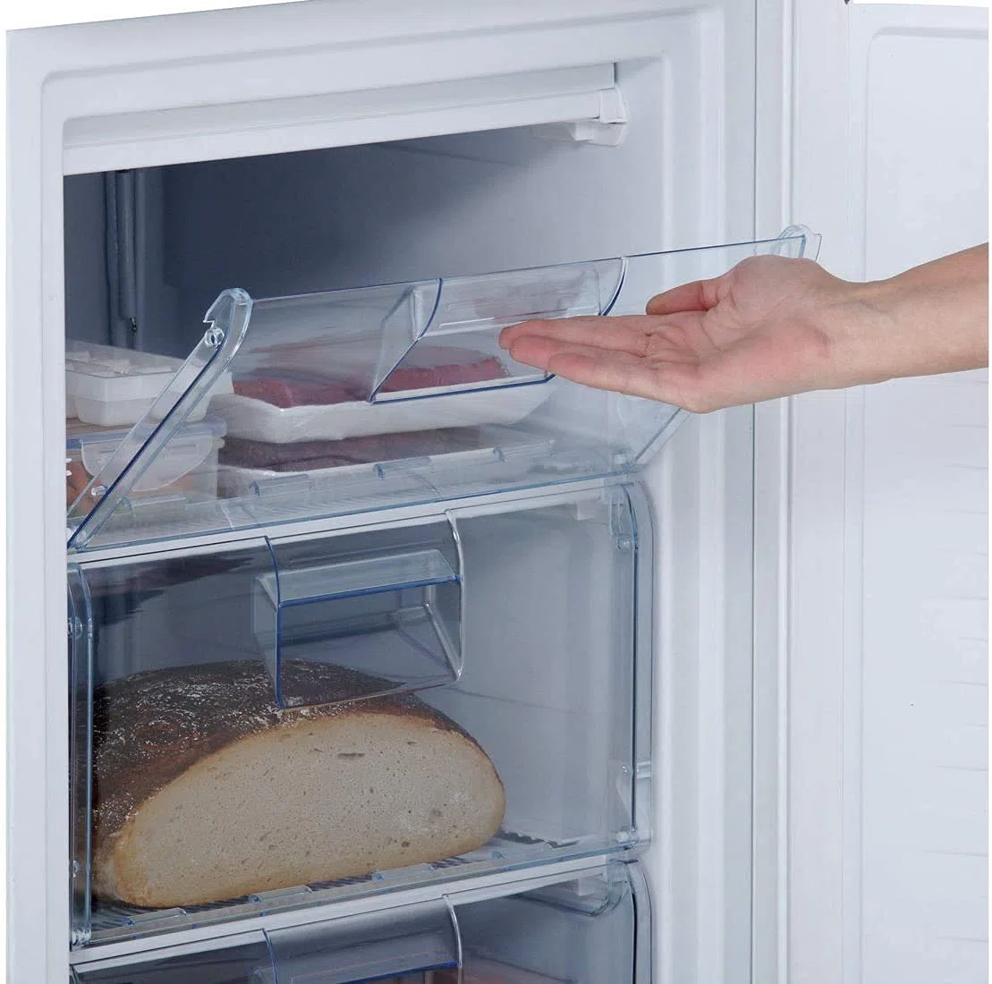 Amica GS 15198 W - Congelador (Vertical, 78 L, 10,5 kg/24h, ST, A++, Blanco)