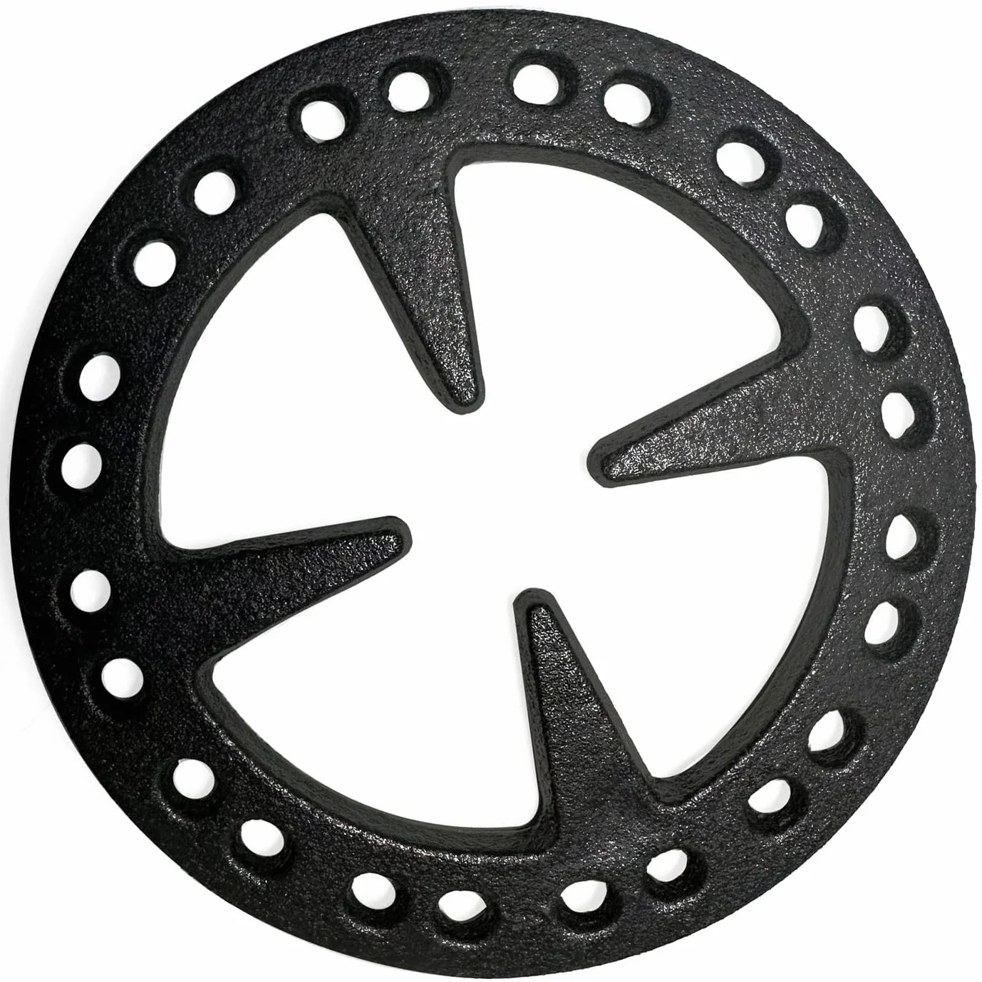 METER STAR Reductor de anillo de gas de hierro fundido de 5 pulgadas, soporte plano para cafetera turca, cafetera, moca en estufas de gas