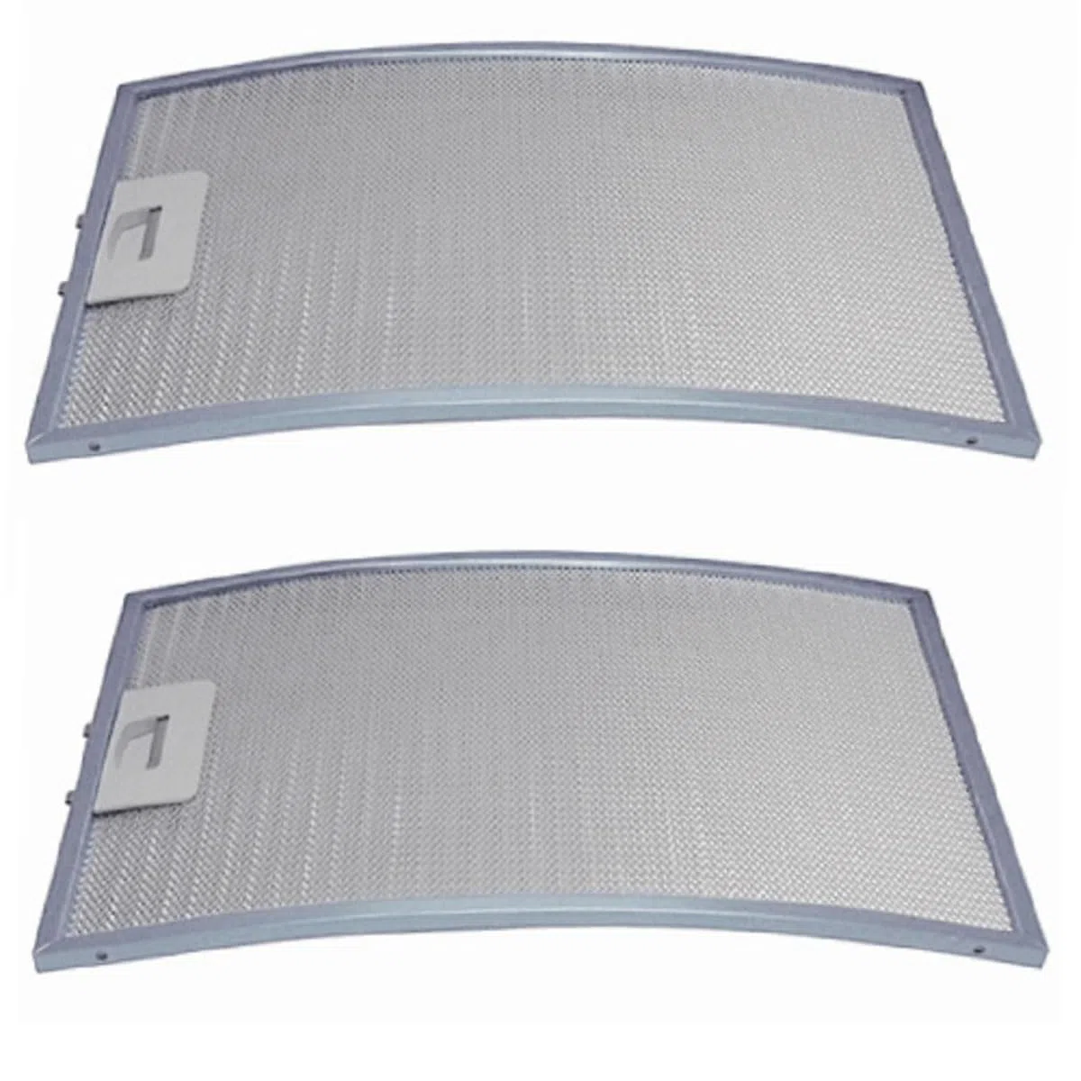 ELECTROTODO - Filtro Curvo Compatible con Campana Extractora TEKA C610, C620 | 38 x 28 cm | Ref: 61865020 | Pack de 2 Unidades