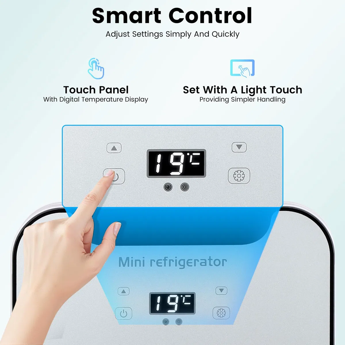 Frigorífico 2 en 1, 20 L, 220 V, frío y cálido