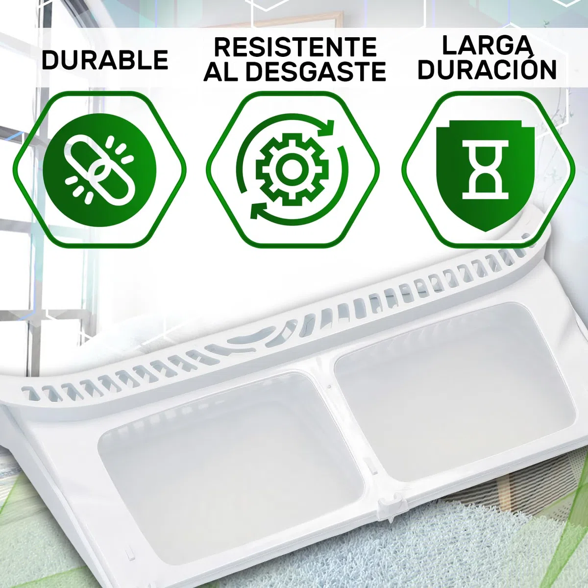 Filtro Pelusas para Secadora 295x139x65 mm con Código Original C00728379 C00286864 488000728379 482000023267 para Indesit para Ariston para Philips para Whirlpool - Garantía de 5 Años - ONIX TECH