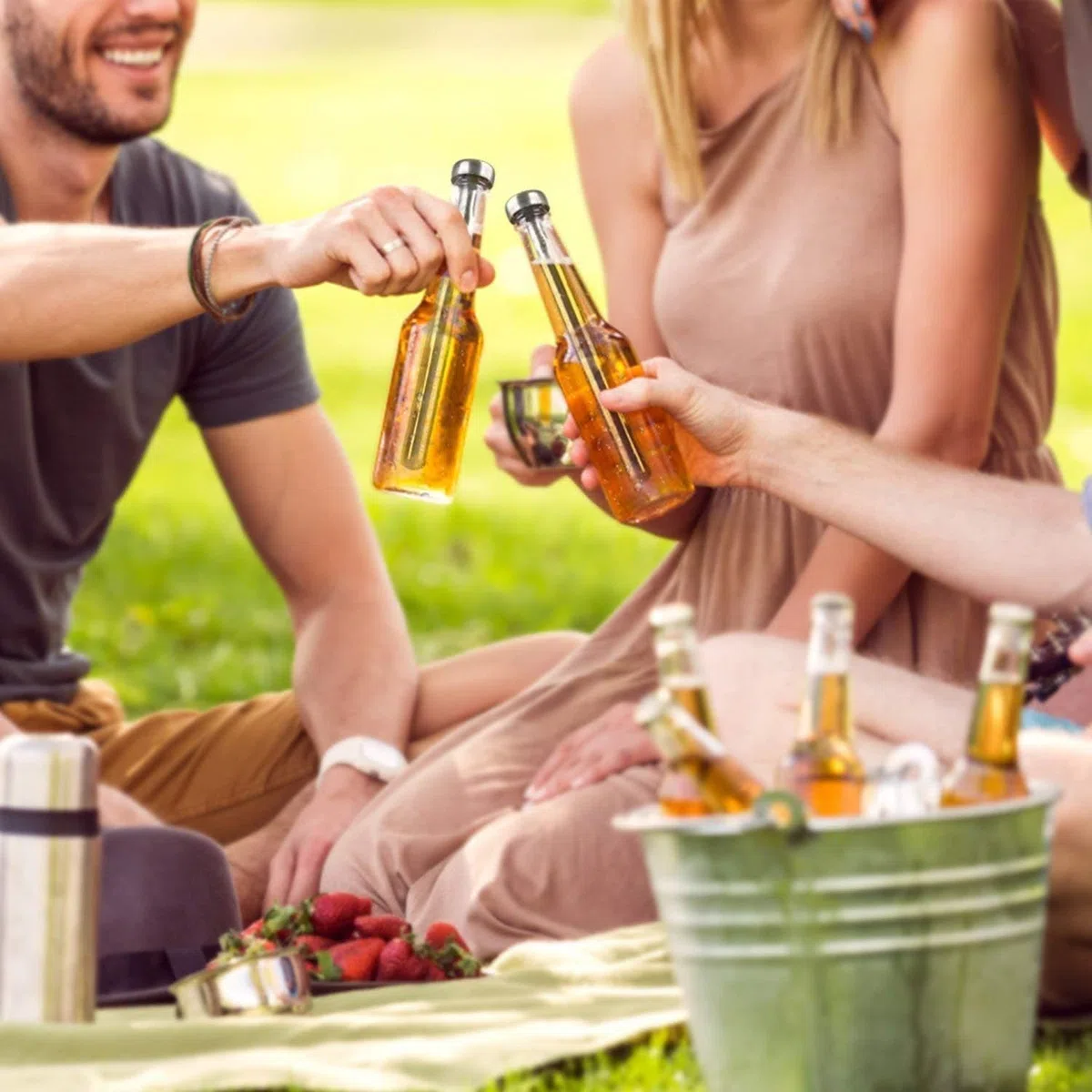 Beer Chiller Sticks Set, Barra De Enfriamiento De Bebidas De Acero Inoxidable, Gran Regalo para Entusiastas De La Cerveza, Mantiene La Cerveza Refrescante, Enfriador De Acero Inoxidable