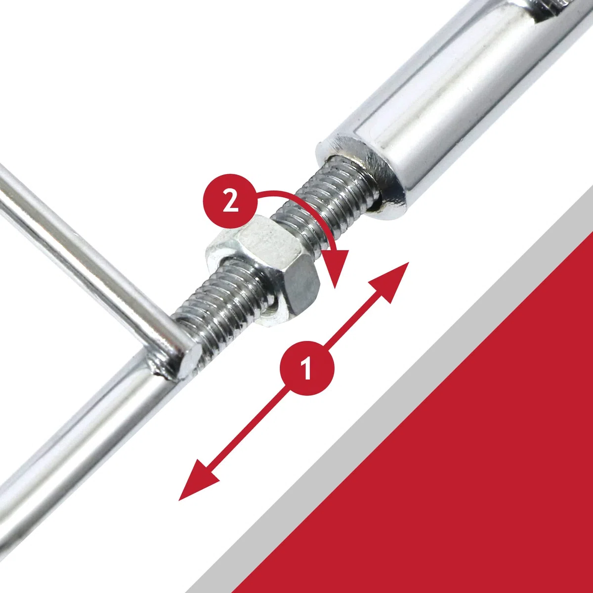 Estante extensible ajustable universal con brazos de traba para todo tipo de hornos, cocinas, barbacoas y parrillas (360 mm - 590 mm)